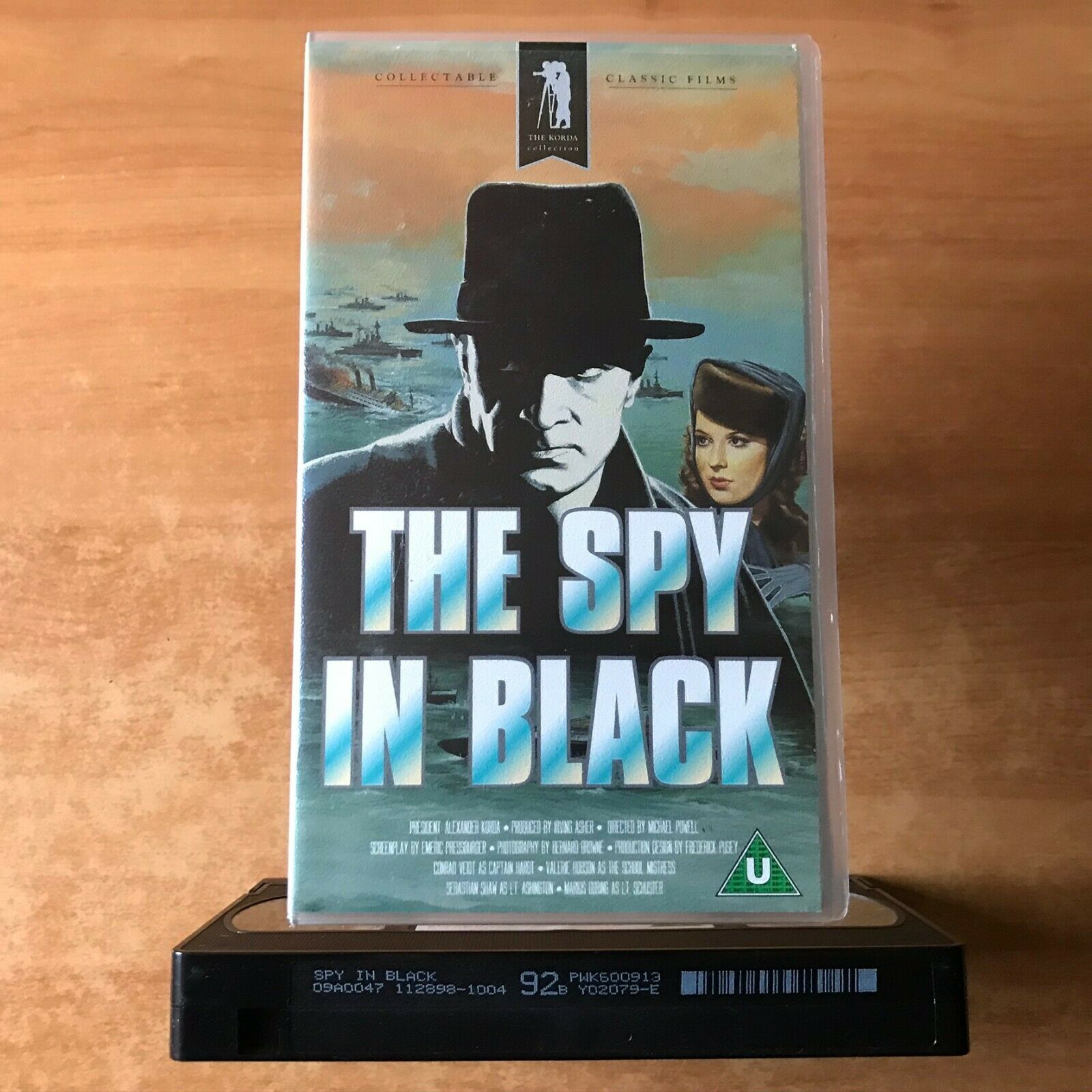 The Spy In Black (1939): Royal Navy Thriller [World War One] Conrad Veidt - VHS-