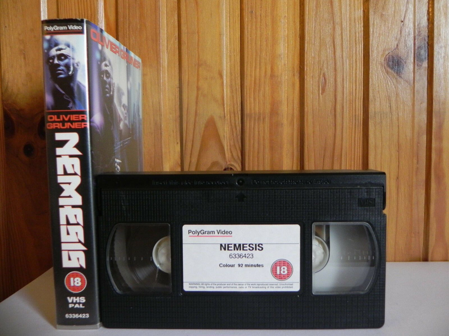 Nemesis - Cyber-Punk - Sci-Fi - Martial Arts - Action - Oliver Gruner - Pal VHS-