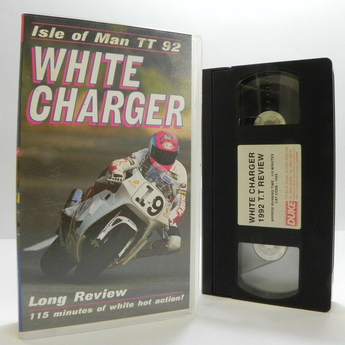 Isle Of Man TT 92: White Charger - Racing - Superbikes - Phillip McCallen - VHS-