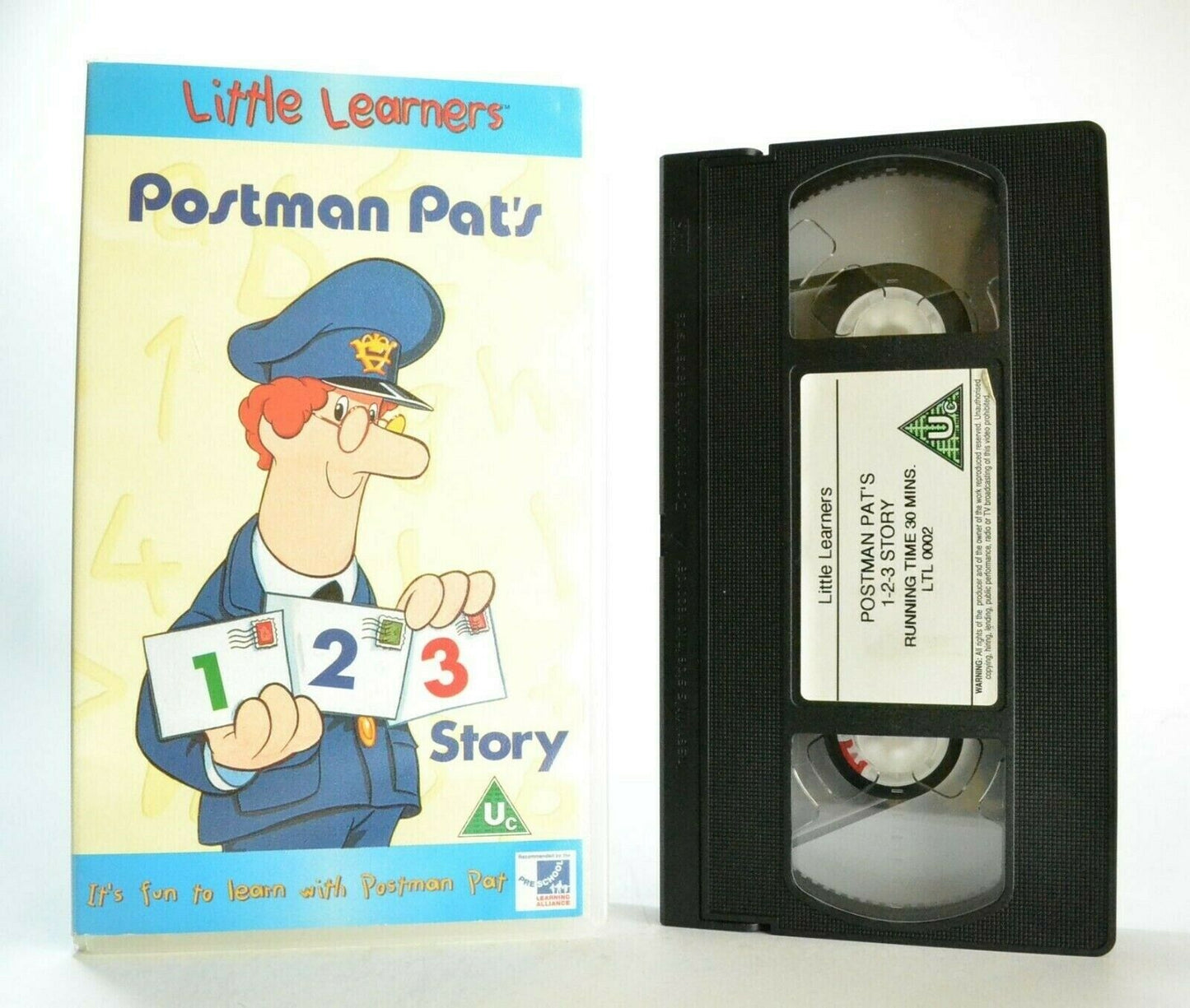 Postman Pat: 1,2,3 Story - Preschool - Educational - Animated - Children's - VHS-