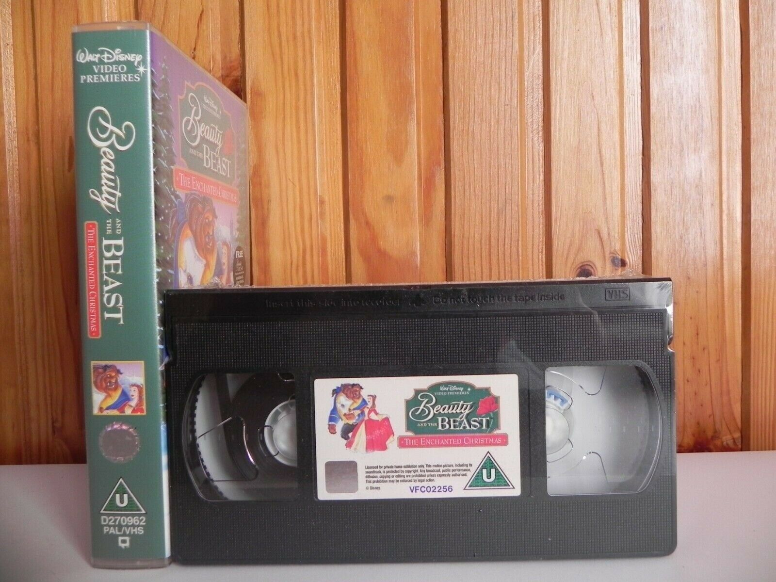 Beauty And The Beast: The Enchanted Christmas - Brand New Sealed - Pal VHS-