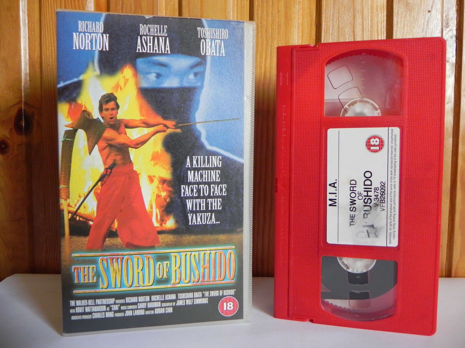 The Sword Of Bushido - M.I.A. - Martial Arts - Cert (18) - Richard Norton - VHS-