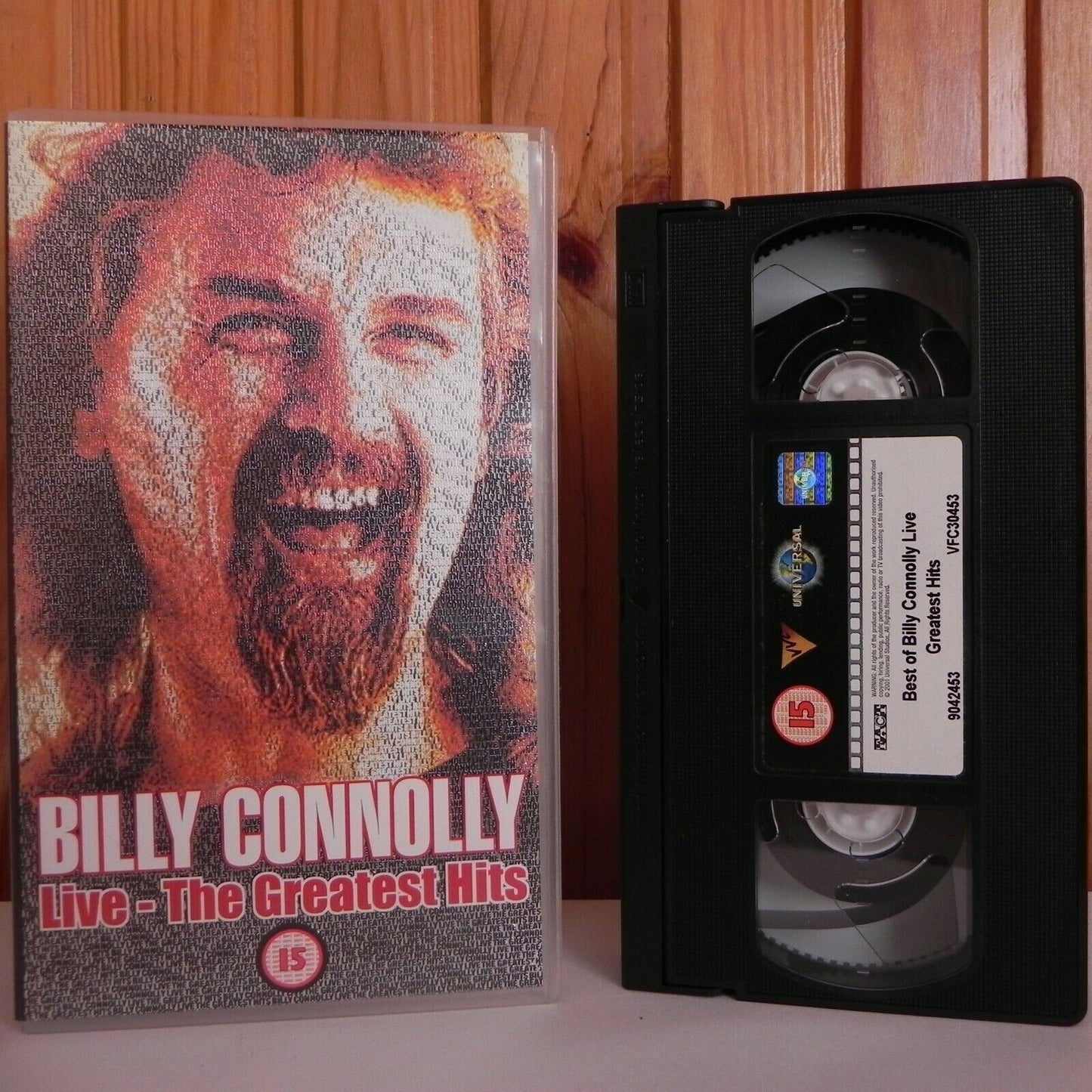 Billy Connolly: Live -The Greatest Hits - Stand-Up - British Comedian - Pal VHS-