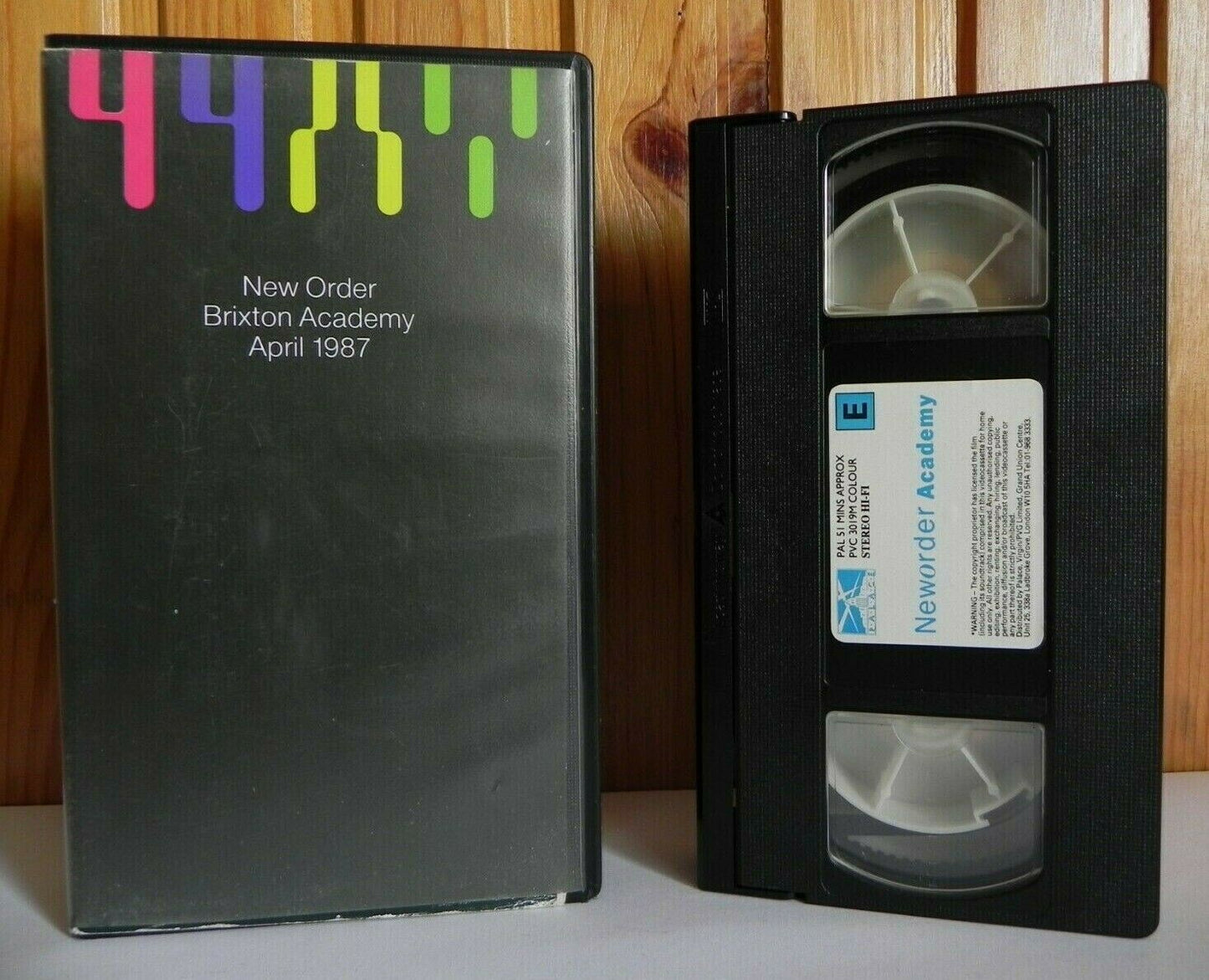 New Order - Brixton Academy - April 1987 - Live - Concert - Music - Pal VHS-