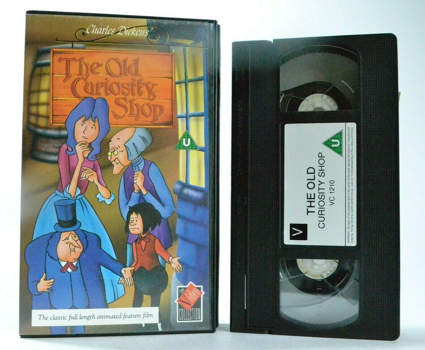 The Old Curiosity Shop: Based On Charles Dickens Classic - Animated - Kids - VHS-