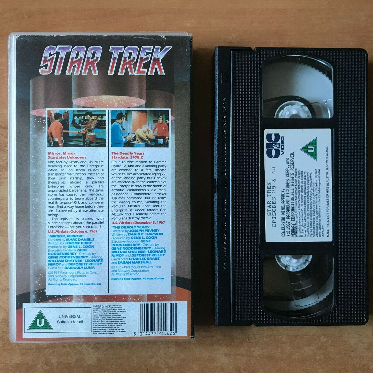 Star Trek (Original Series): Mirror, Mirror - Space Opera - Leonard Nimoy - VHS-