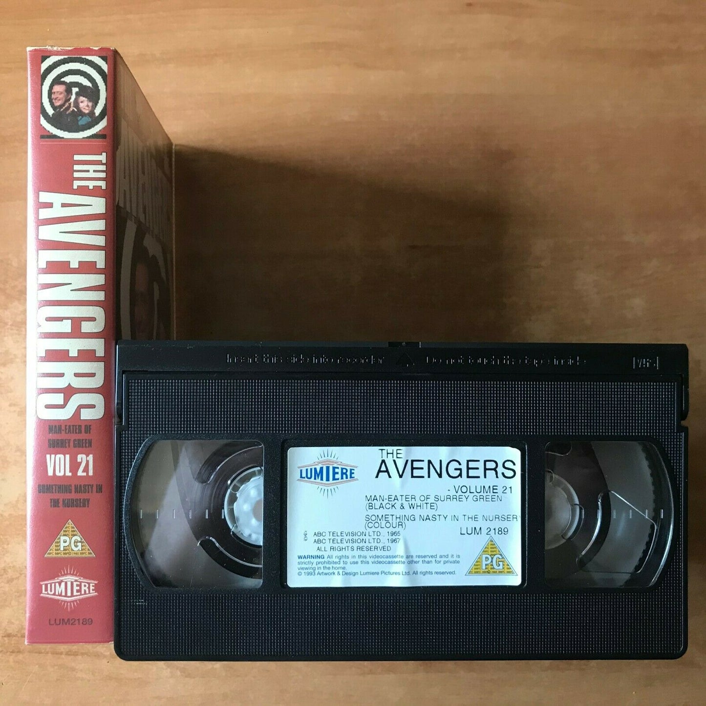 The Avengers (Vol. 21): Something Nasty In The Nursery - Action Series - Pal VHS-