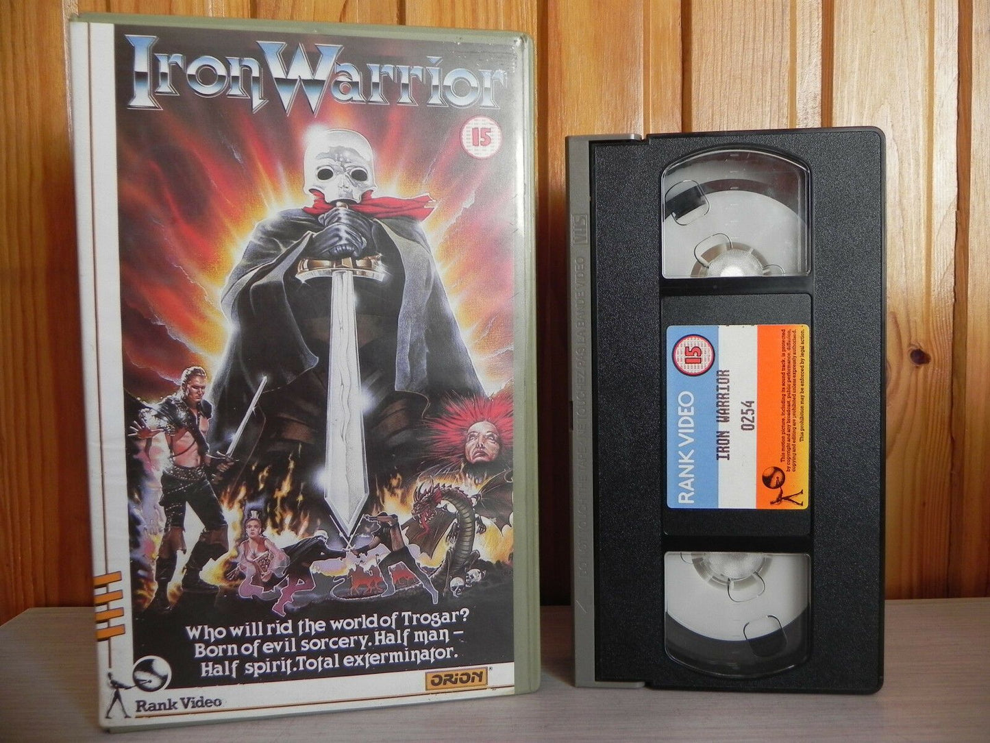 Ator - Iron Warrior - Miles O'Keeffe - Orion - Ex Rental - Pre Cert - OOP Pal VHS-