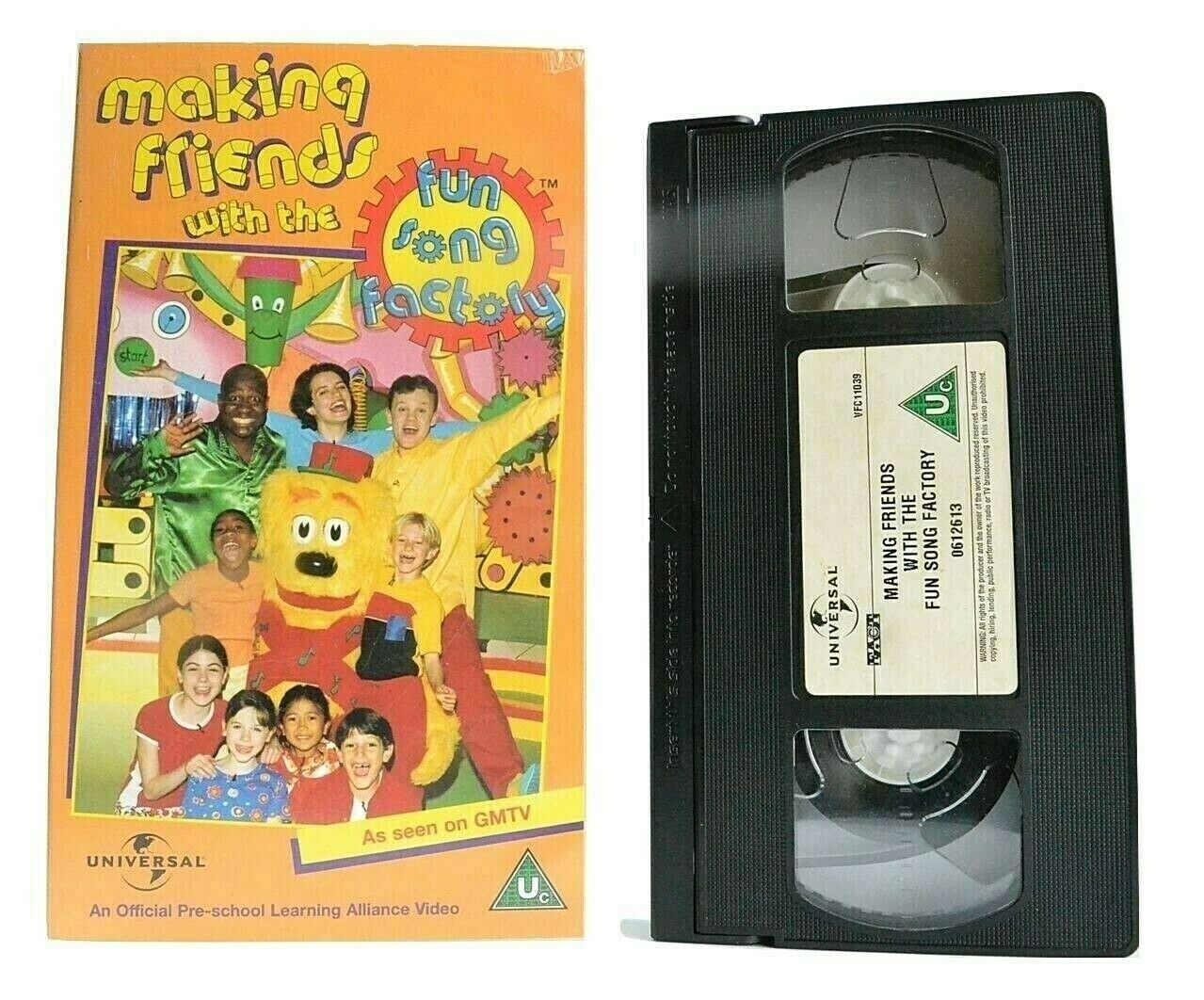 Making Friends With The Fun Song Factory - Educational - Singalong - Kids - VHS-