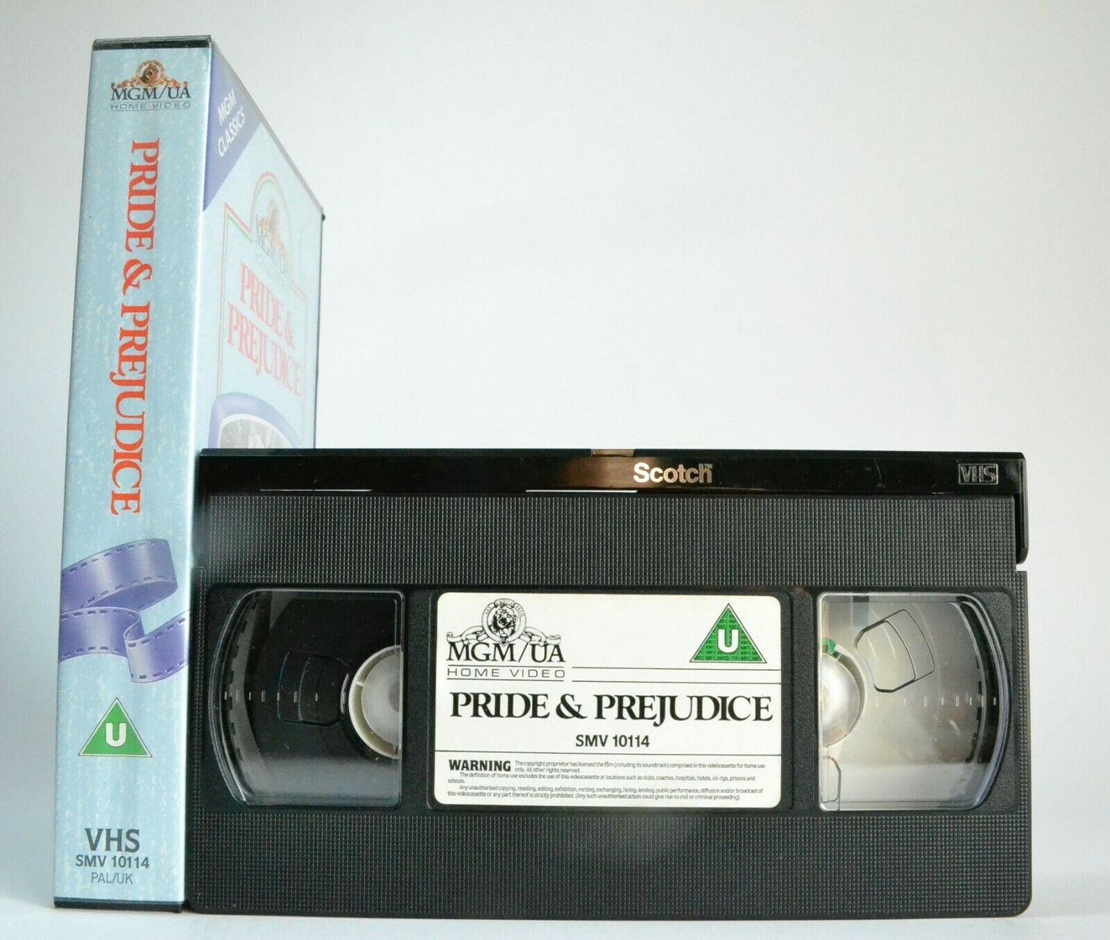Pride And Prejudice [MGM Classics] Jane Austen - Comedy - Greer Garson - Pal VHS-