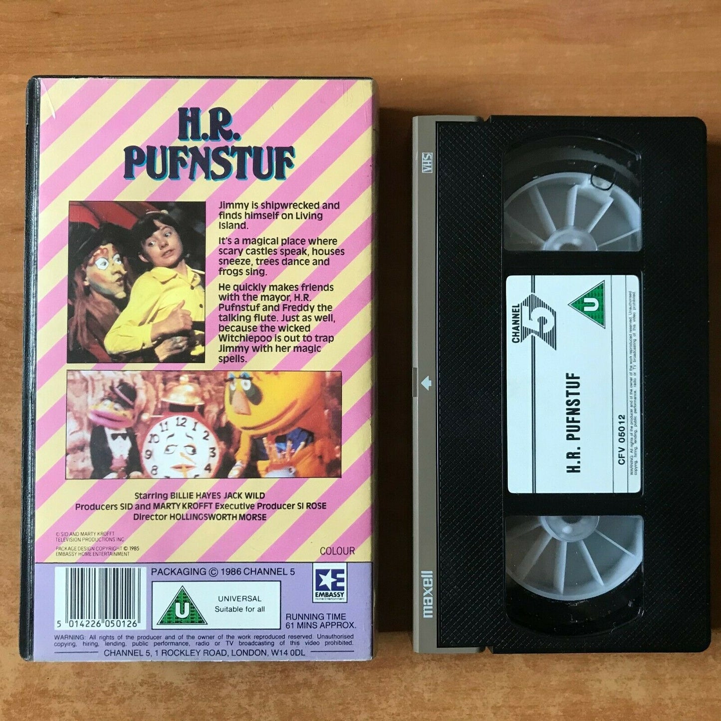 H.R. Pufnstuf; [Channel 5]: "The Magic Path" - Billie Hayes - Children's - VHS-