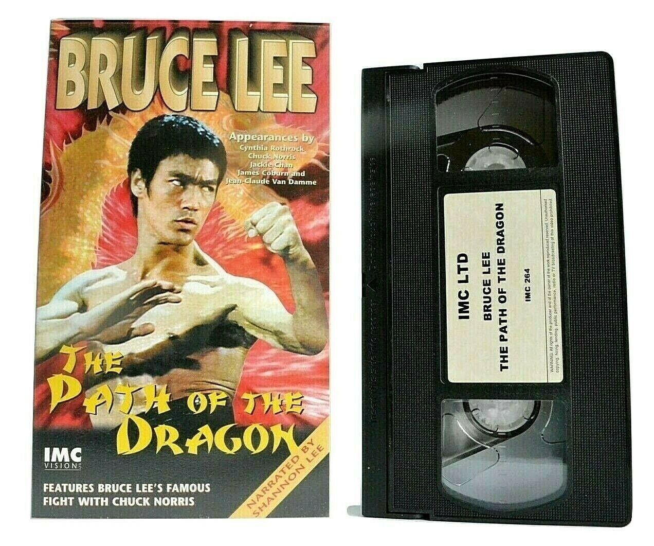 The Path Of The Dragon (Bruce Lee) -<Shannon Lee>- [ Chuck Norris ] - Pal VHS-
