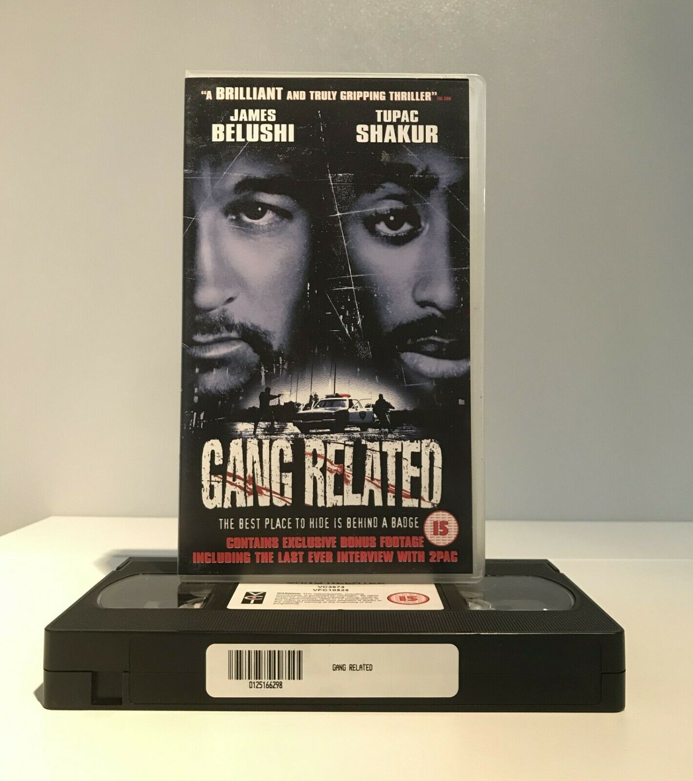 Gang Related: Tupac Shakur Last Film - Crime Thriller - James Belushi - Pal VHS-