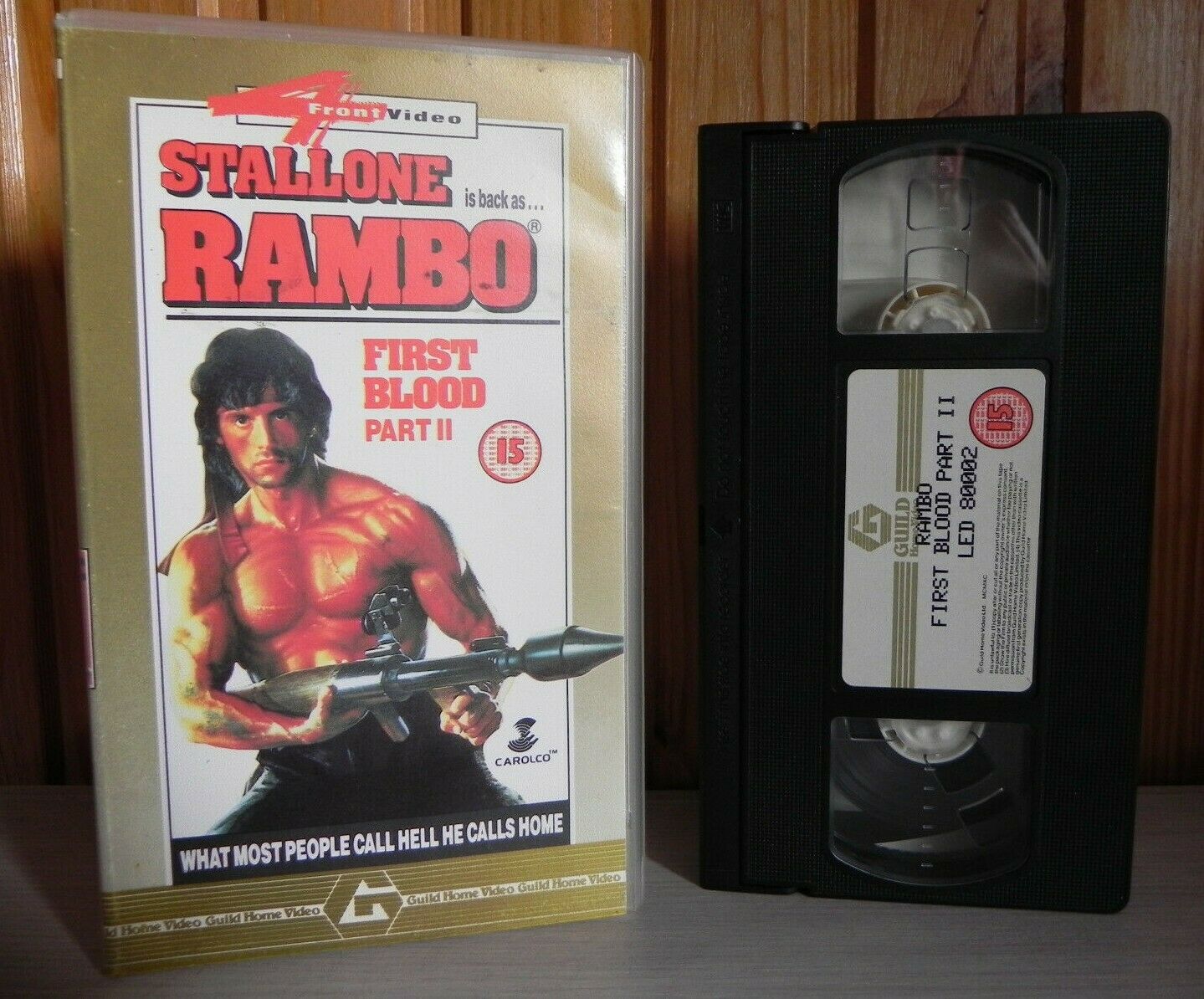 Rambo: First Blood Part 2 - (1985) Action/Adventure - Sylvester Stallone - VHS-