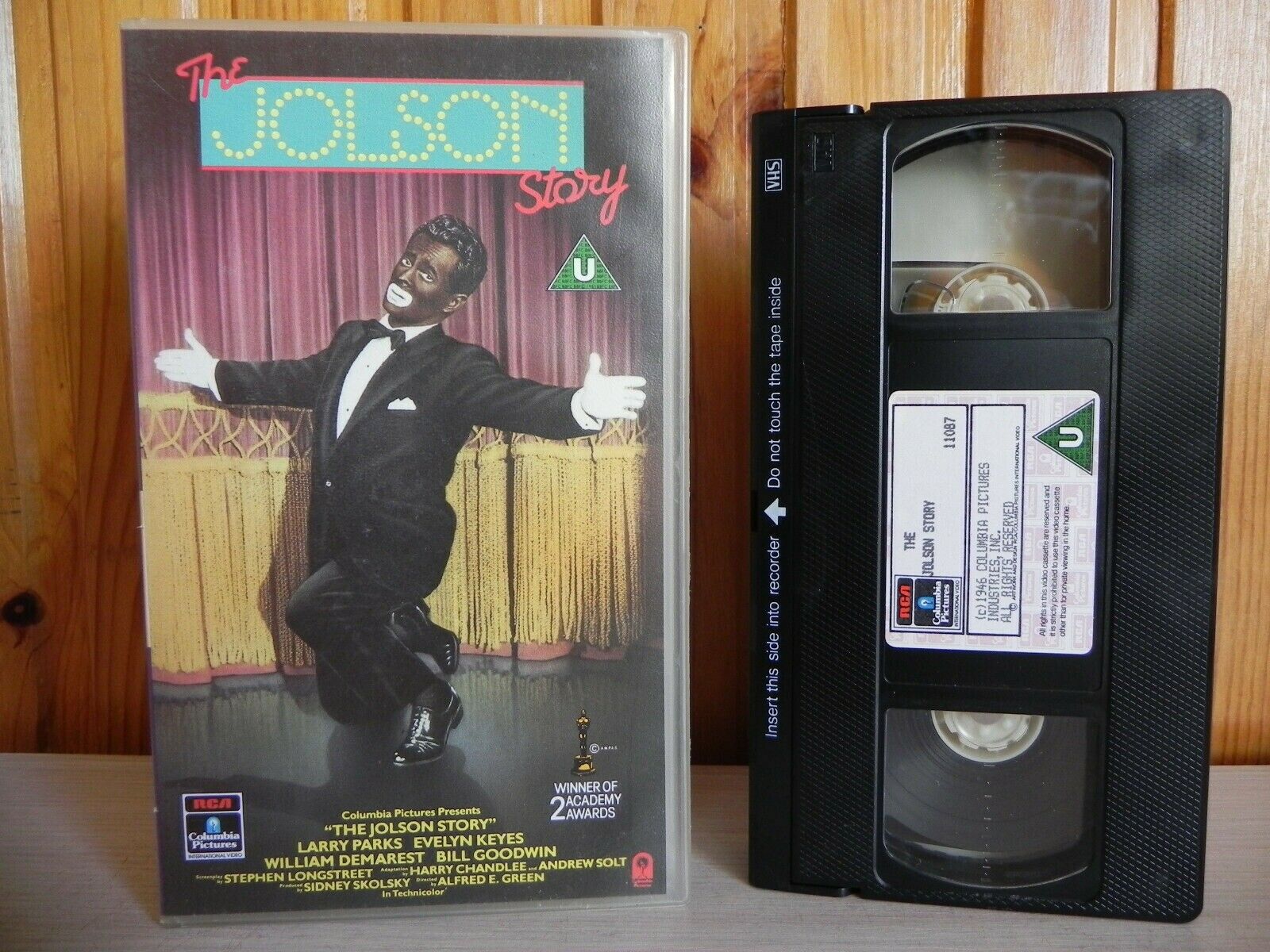 The Jolson Story - Columbia - Musical - Larry Parks - Evelyn Keyes - Pal VHS-