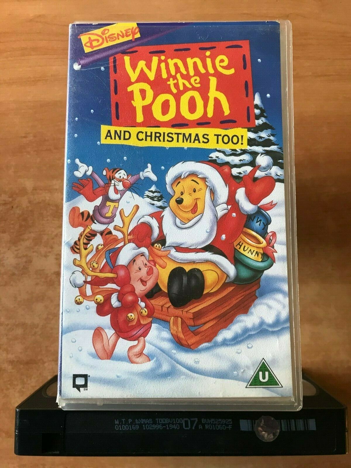 Winnie The Pooh And Christmas Too [Walt Disney] Animated - Children's - Pal VHS-