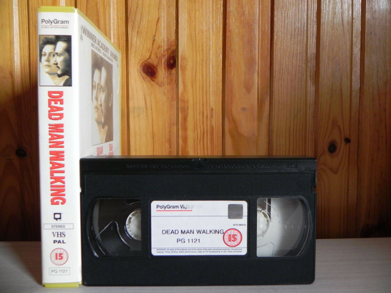 Dead Man Walking (1995); [Tim Robbins] Crime Drama - Large Box - Sean Penn - VHS-