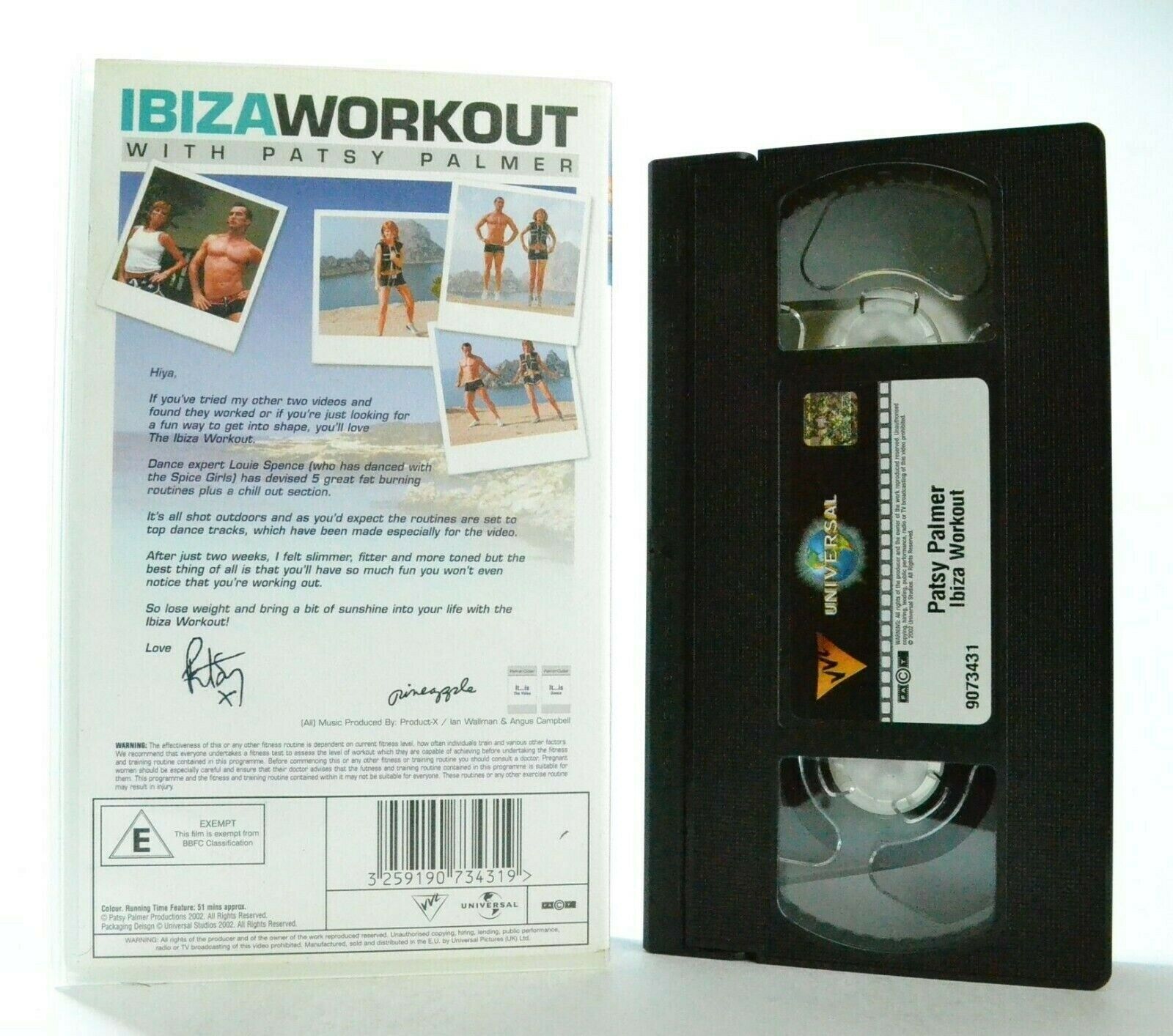 Ibiza Workout: By Patsy Palmer - Workout - Body Transformation - Fitness - VHS-