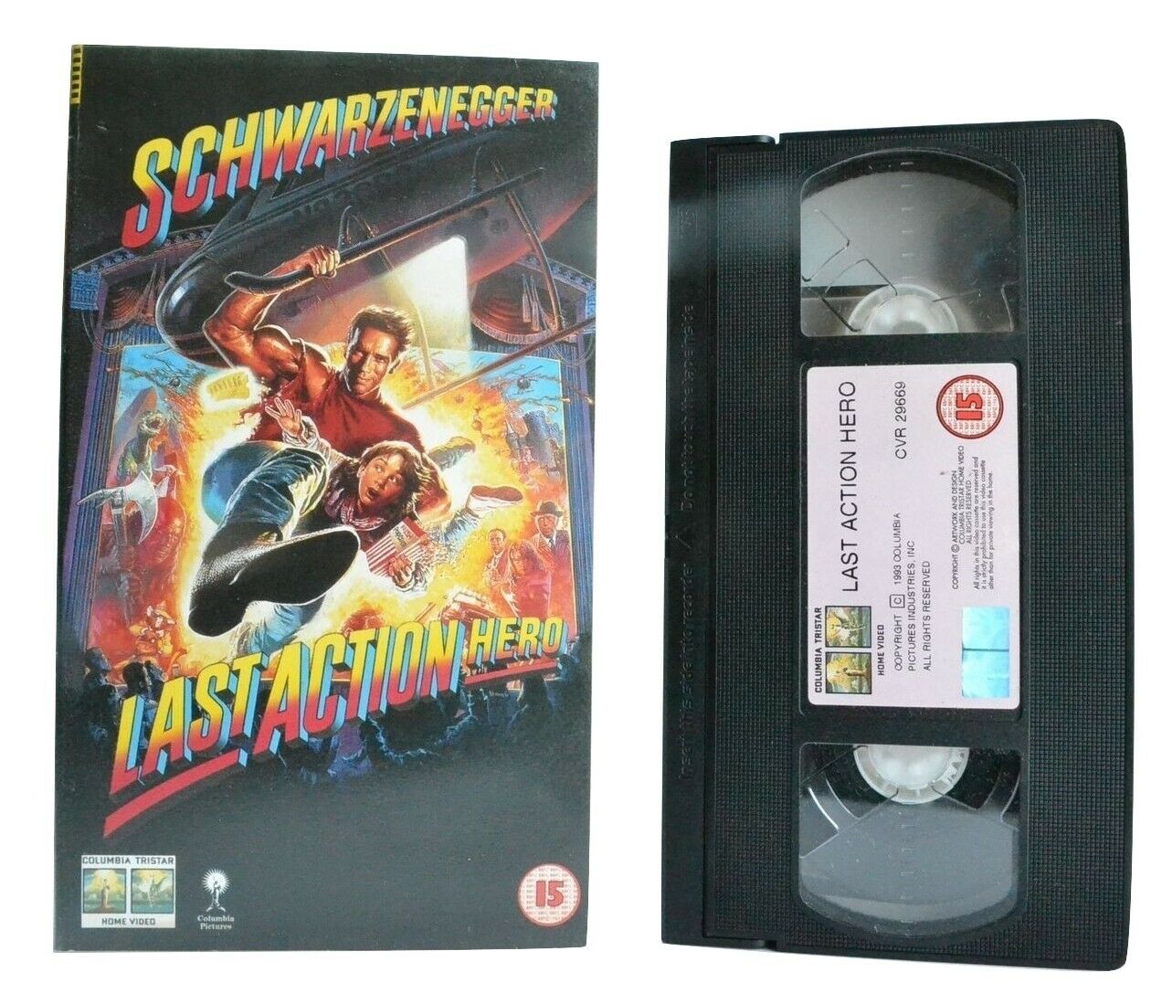 Last Action Hero (1993): Action Movies Parody - Arnold Schwarzenegger - Pal VHS-