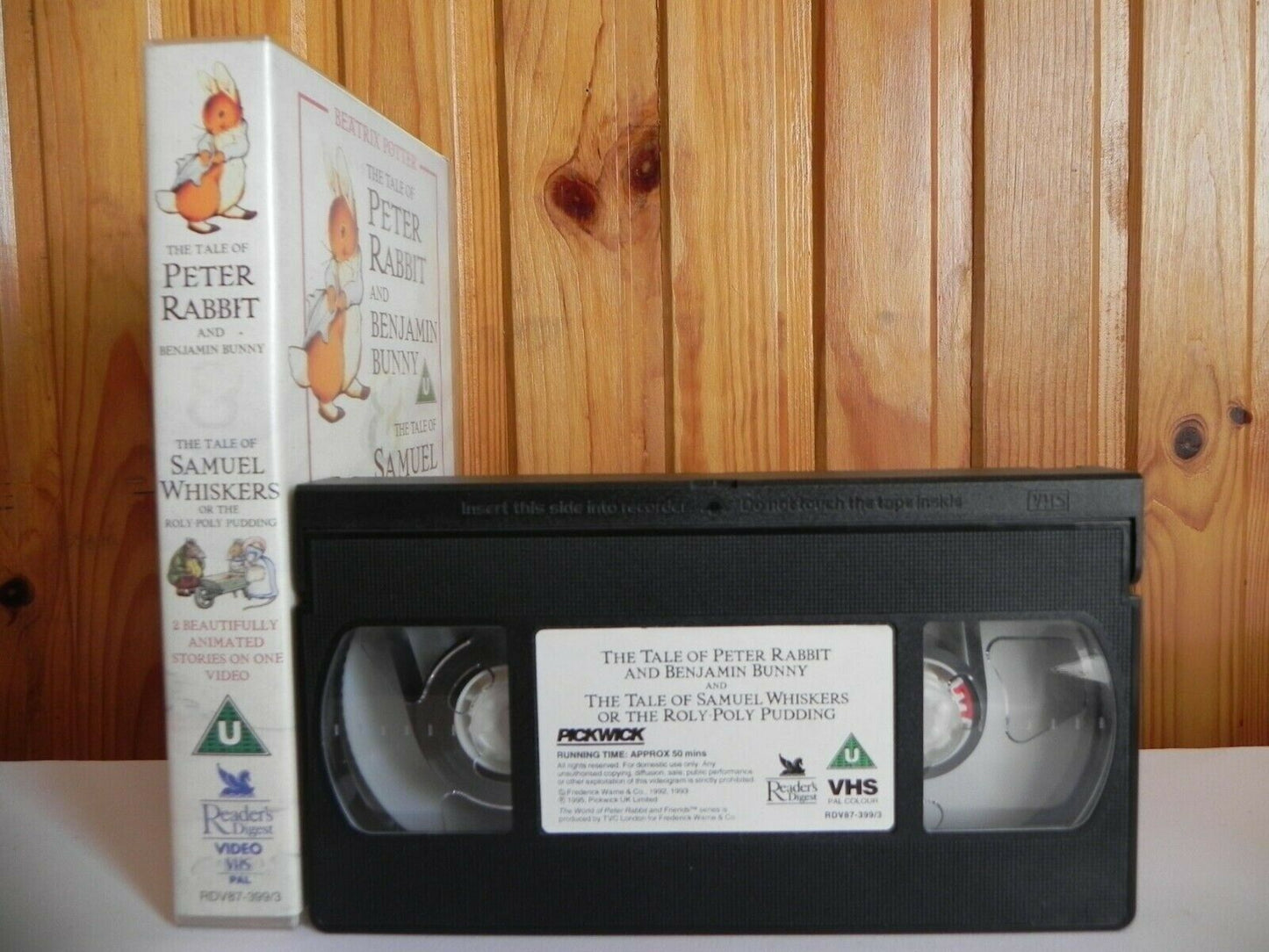 The Tale Of Peter Rabbit And Benjamin Bunny - Animated - Adventutes - Pal VHS-