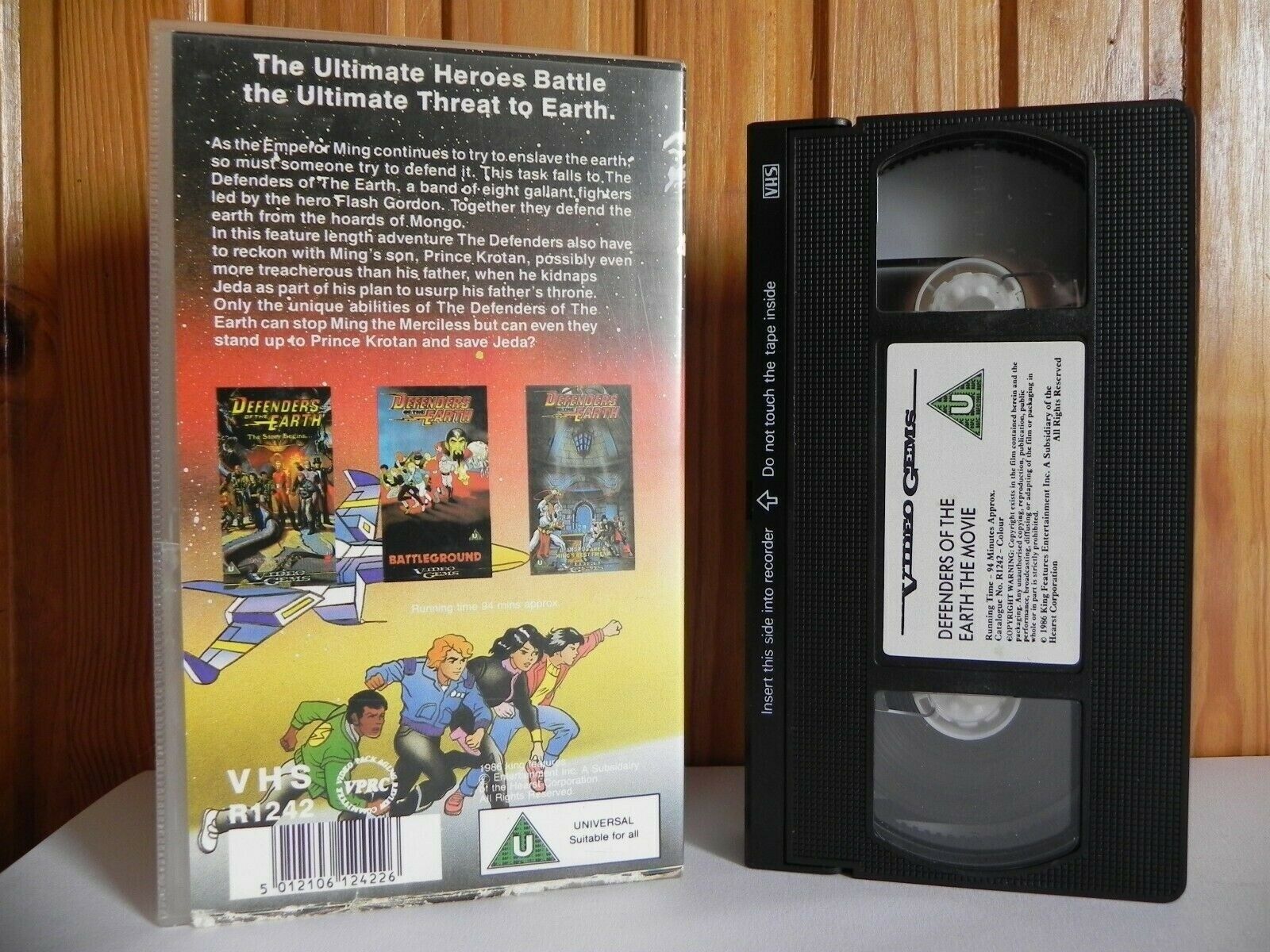 Defenders Of The Earth: The Movie - Video Gems - The Ultimate Heros Battle - VHS-