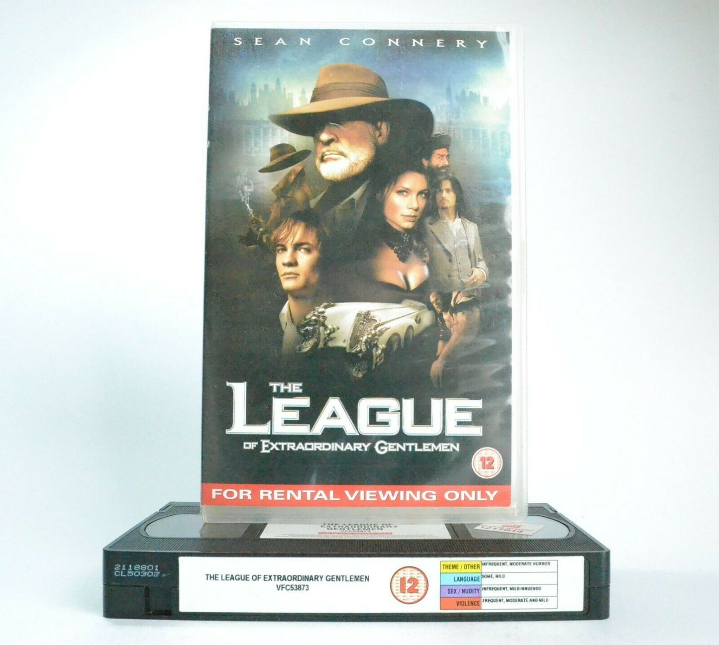 The League Of Extraordinary Gentlemen: Steampunk Film - Sean Connery - Pal VHS-