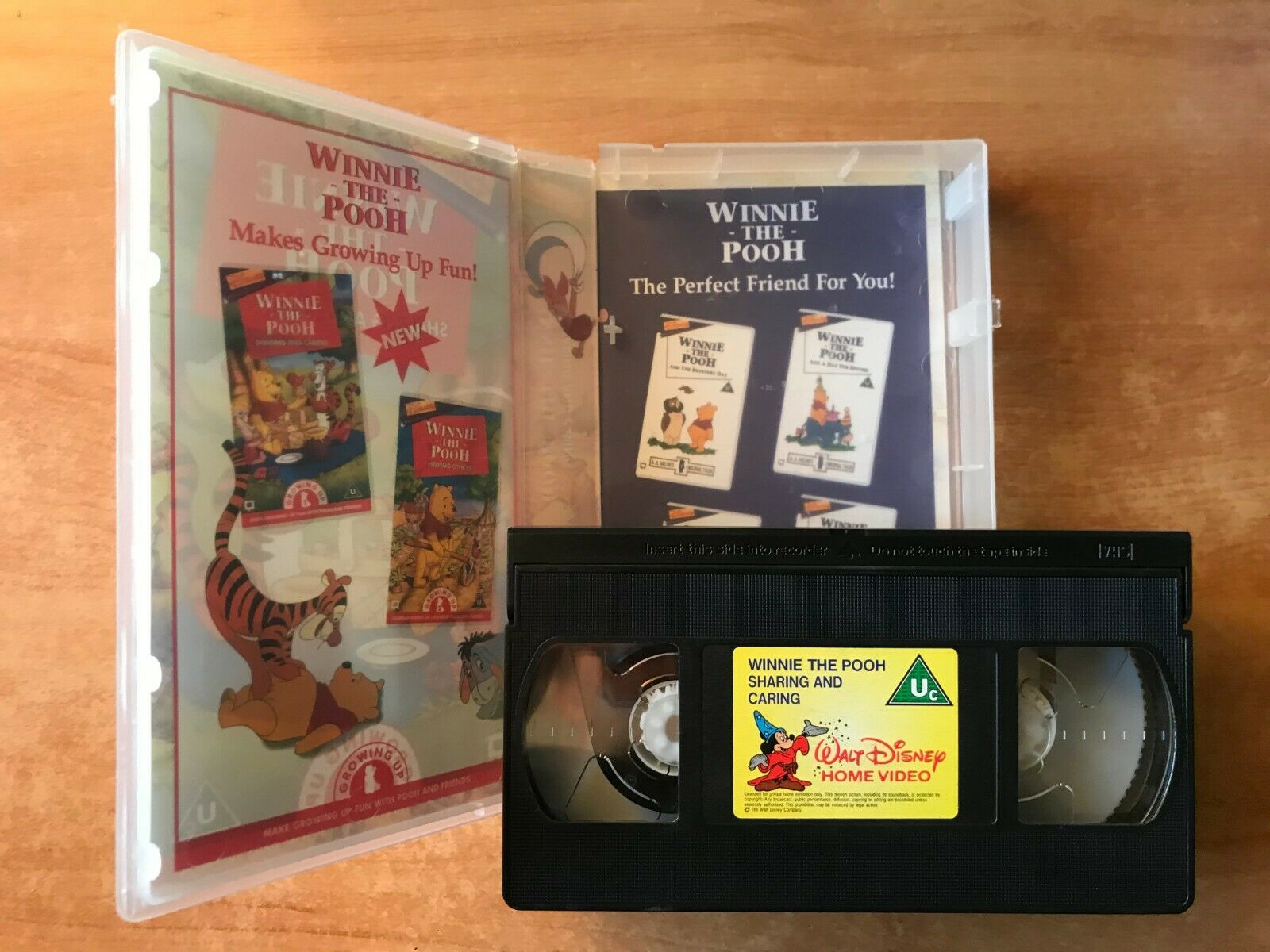 Winnie The Pooh: Sharing And Caring [Walt Disney] Animated Adventures - Pal VHS-