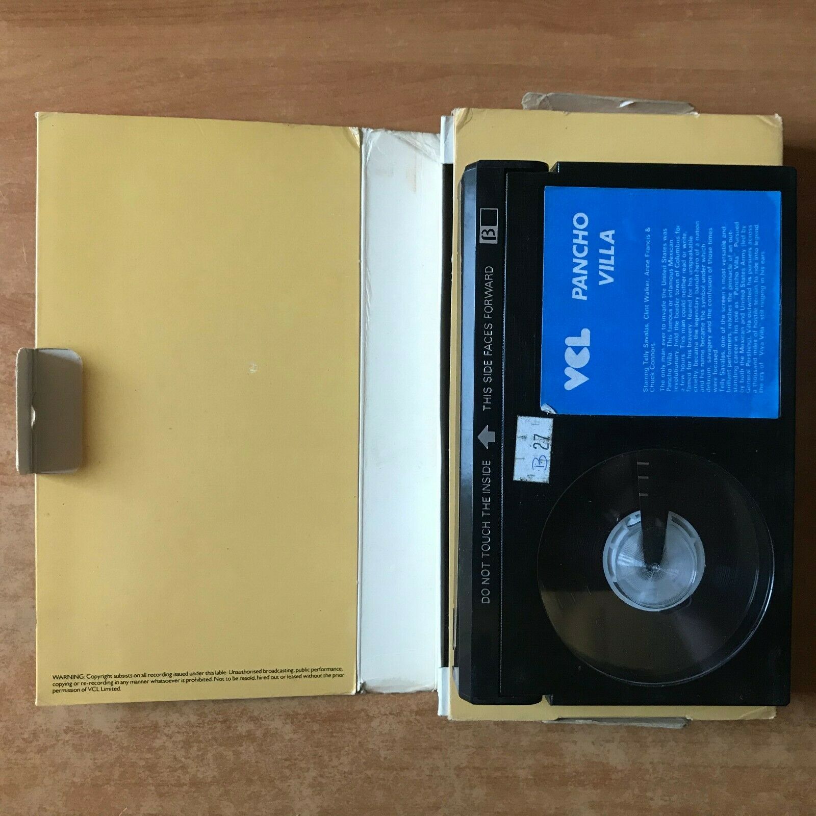 Pancho Villa (1972); [Carton Box]: Biographical Action - Telly Savalas - Betamax-