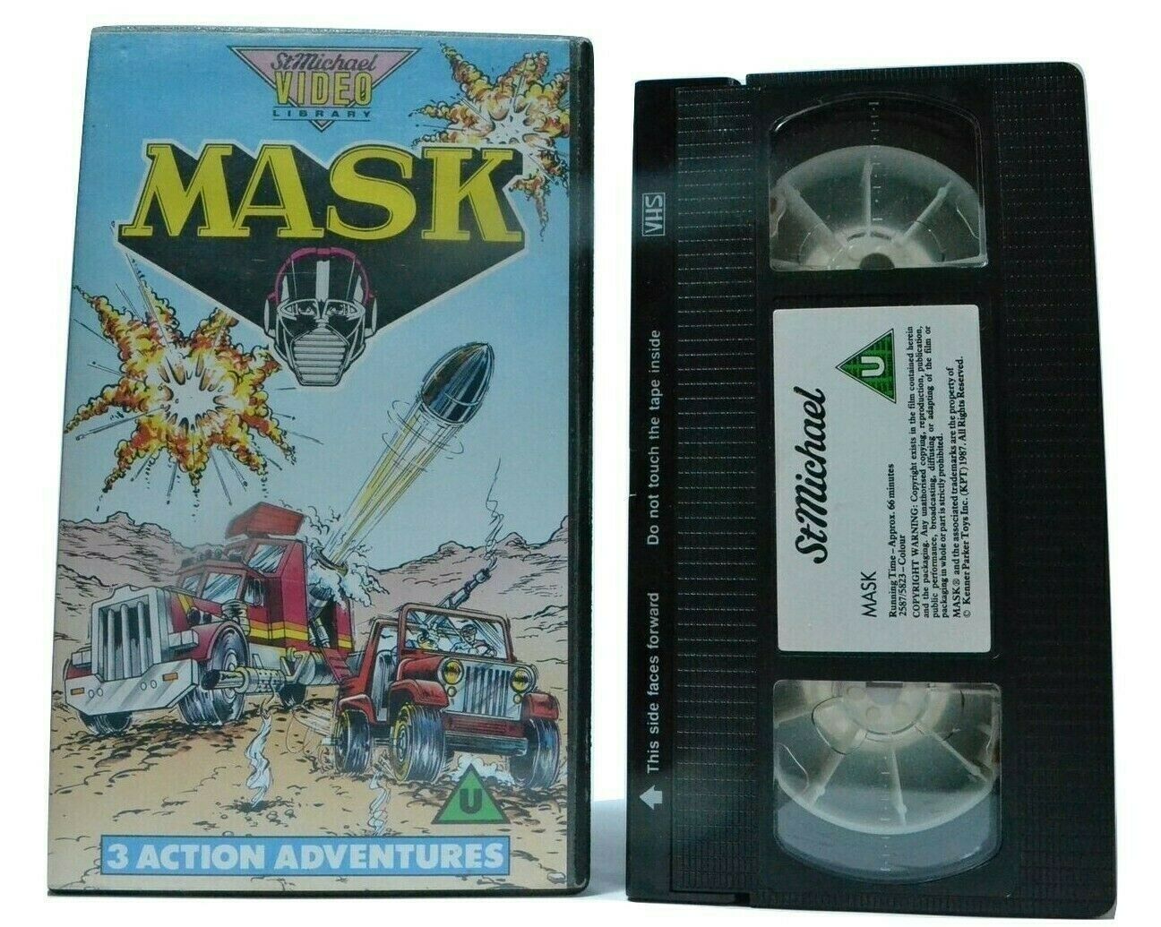 MASK [St Michael]: High Noon - Animated - Action Adventures - Children's - VHS-