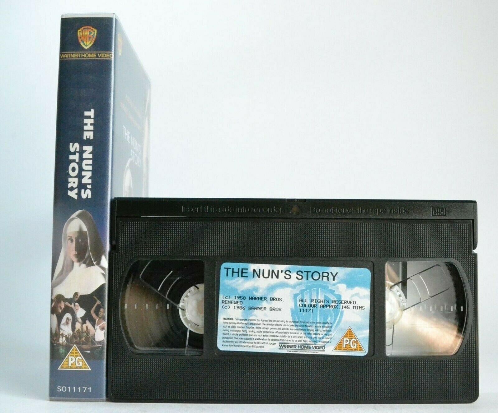 The Nun's Story: Elite Collection - Religious Drama - Audrey Hepburn - Pal VHS-