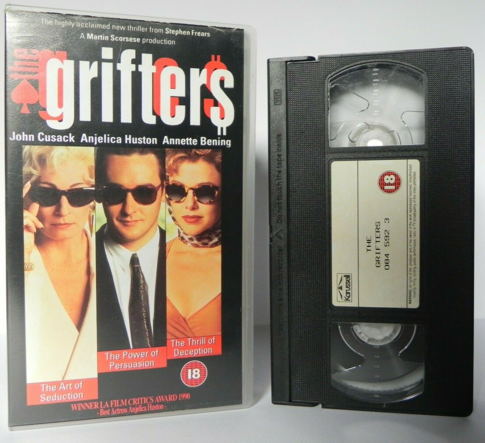 The Grifters: High Level Hustles - John Cusack/Anjelica Huston - Thriller - VHS-