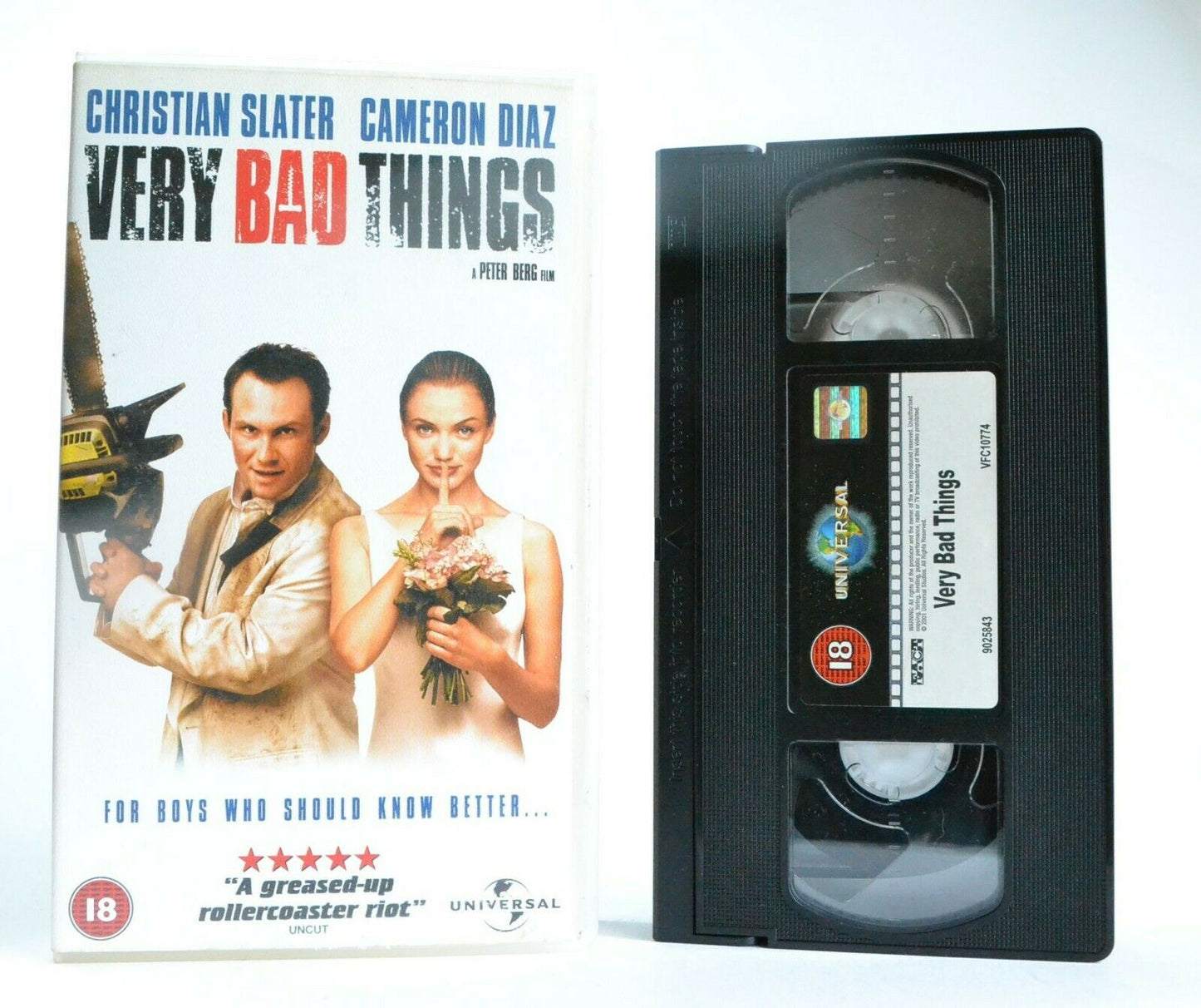 Very Bad Things (1998): Black Comedy - Christian Slater/Cameron Diaz - Pal VHS-