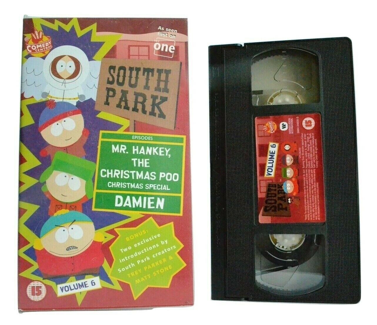 South Park, Vol.6: By Trey Parker/Matt Stone - Adult Animated Comedy - Pal VHS-