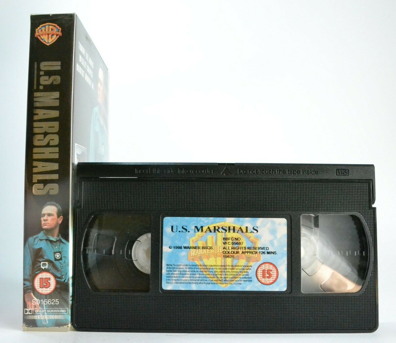 U.S. Marshals: "The Fugitive" Spin Off - Action Thriller - Tommy Lee Jones - VHS-