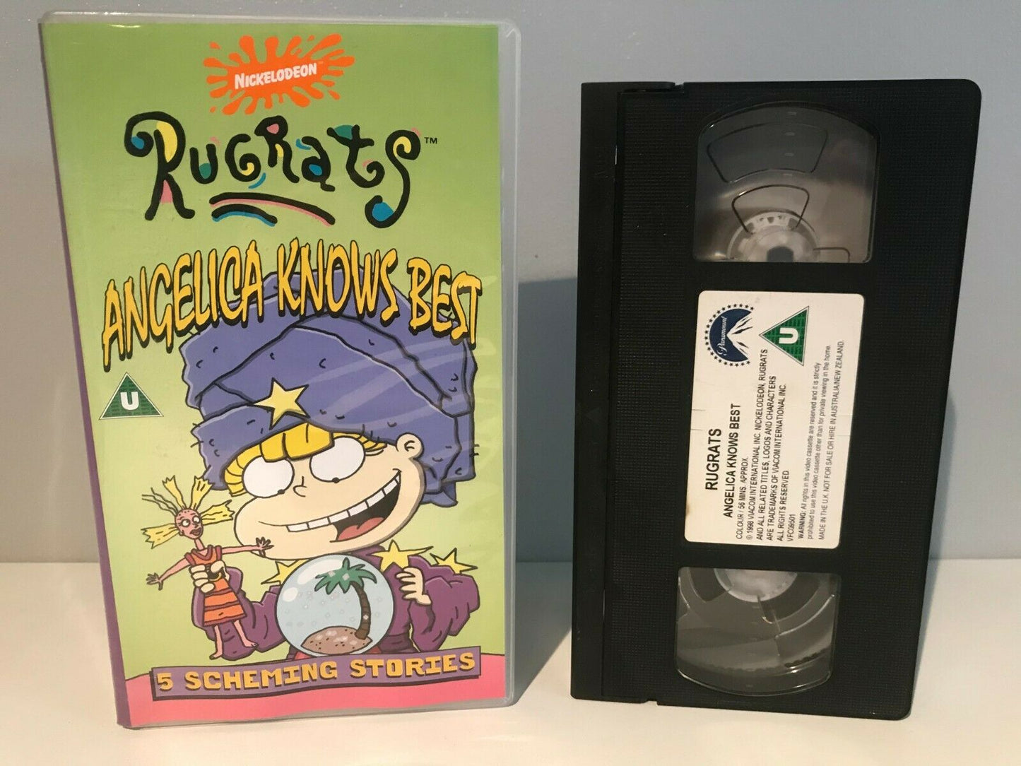 Rugrats: Angelica Knows Best [Nickelodeon] Animated Adventures - Kids - Pal VHS-