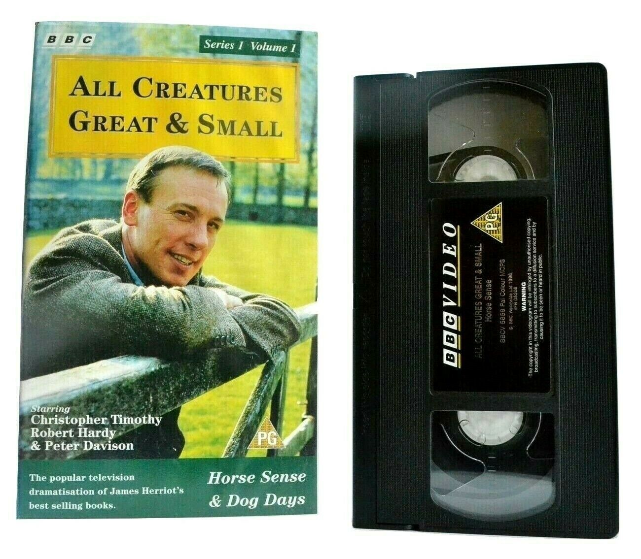 All Creatures Great And Small: Horse Sense & Dog Days - James Herriot - Pal VHS-