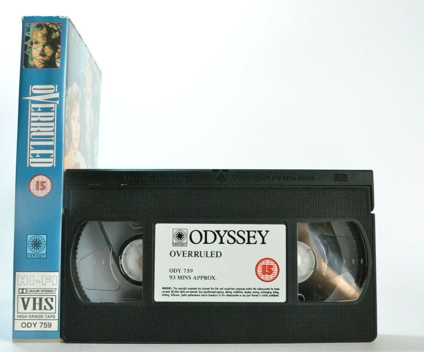 Overruled (Odyssey): (1992) TV Movie - True Story Drama - Donna Mills - Pal VHS-