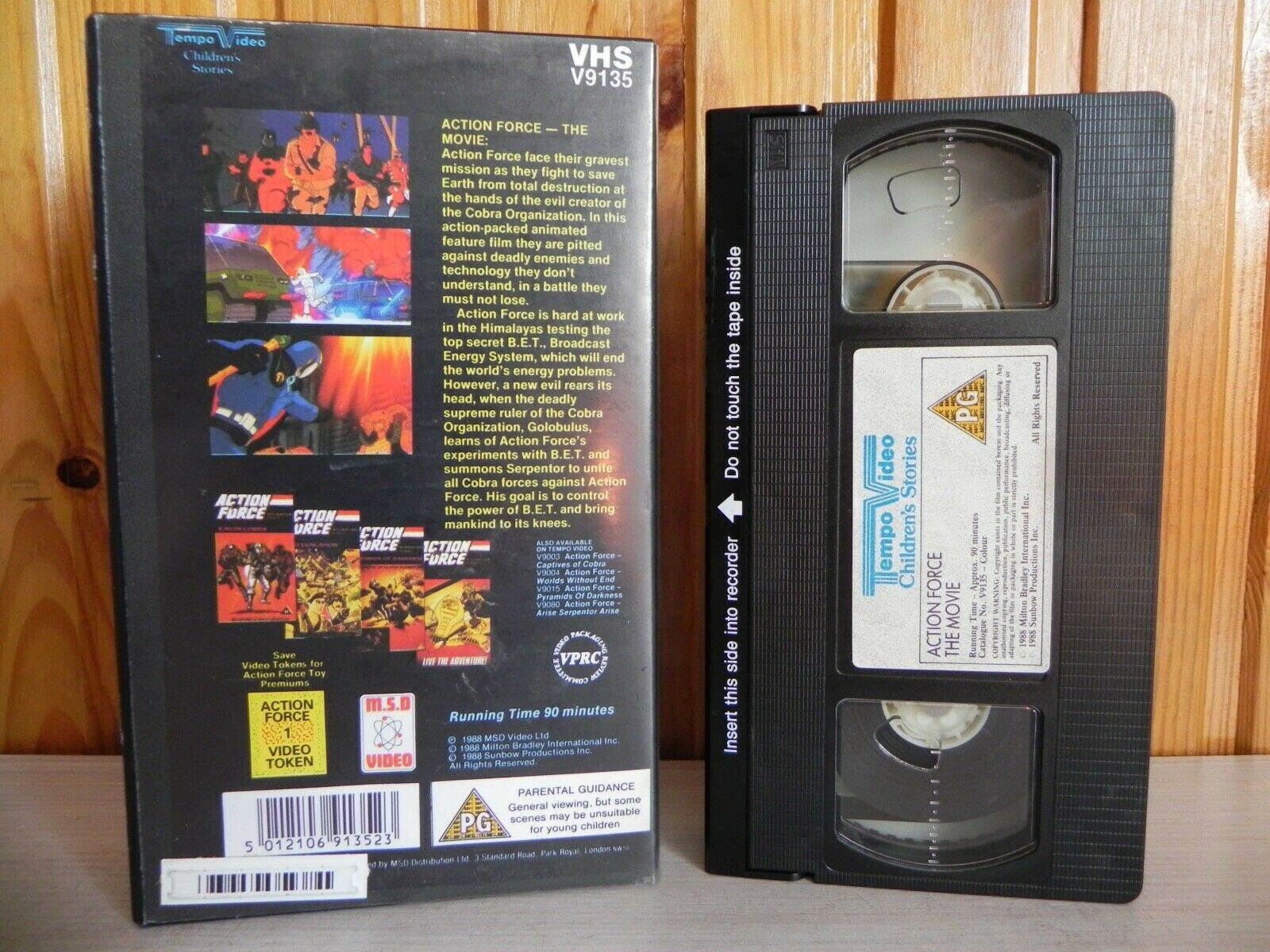 Action Force - International Heroes - The Movie - Live The Adventure - Pal VHS-