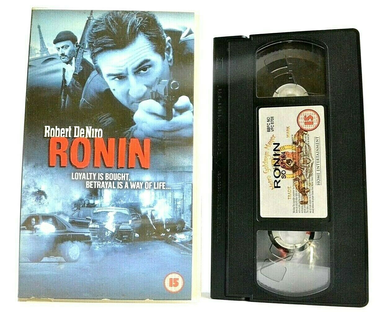Ronin (1998); [J.D. Zeik]: Neo-Noir Thriller - Robert De Niro / Jean Reno - VHS-