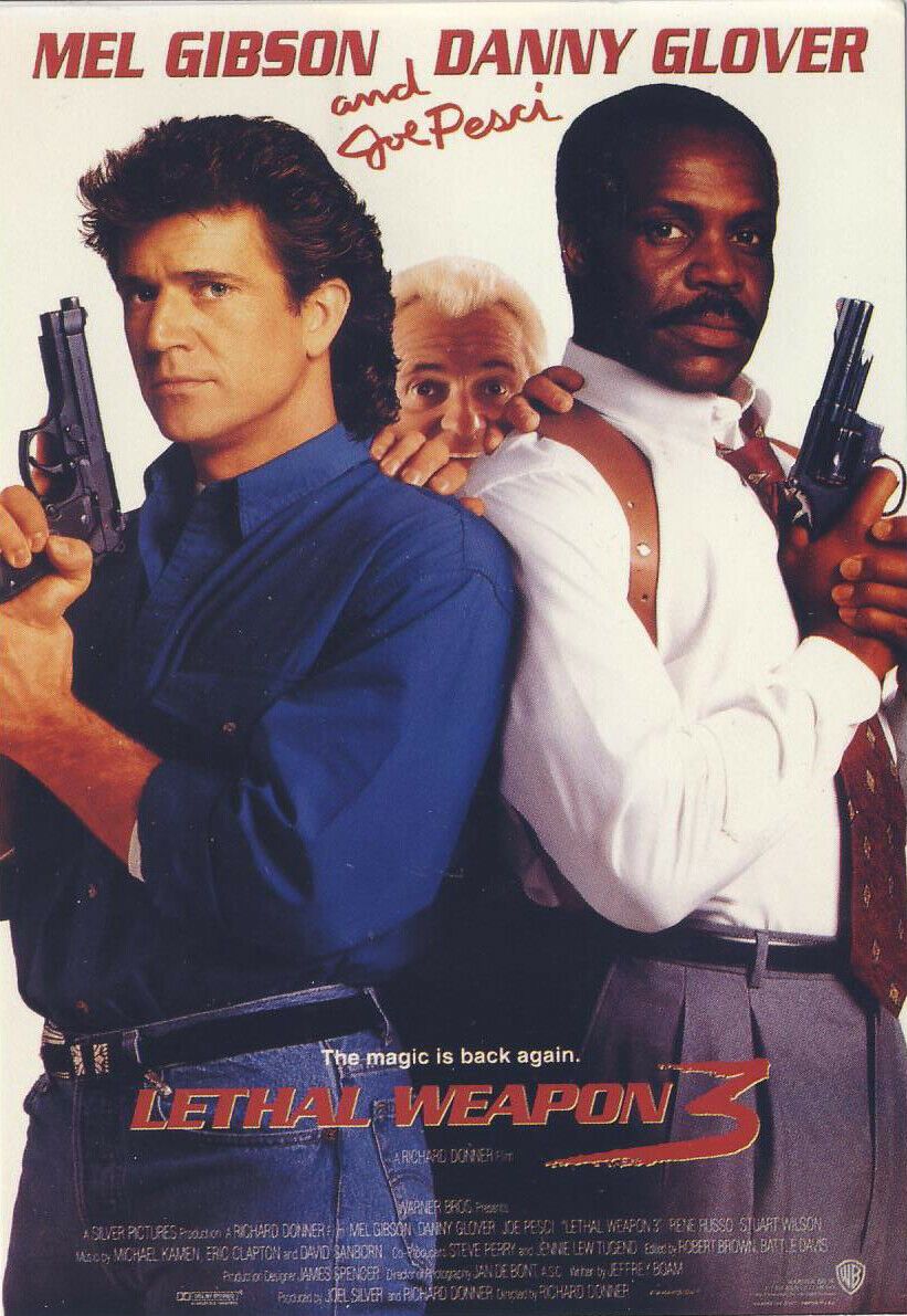 Lethal Weapon 3 - Warner - Action - Mel Gibson & Danny Glover - Joe Pesci - VHS-
