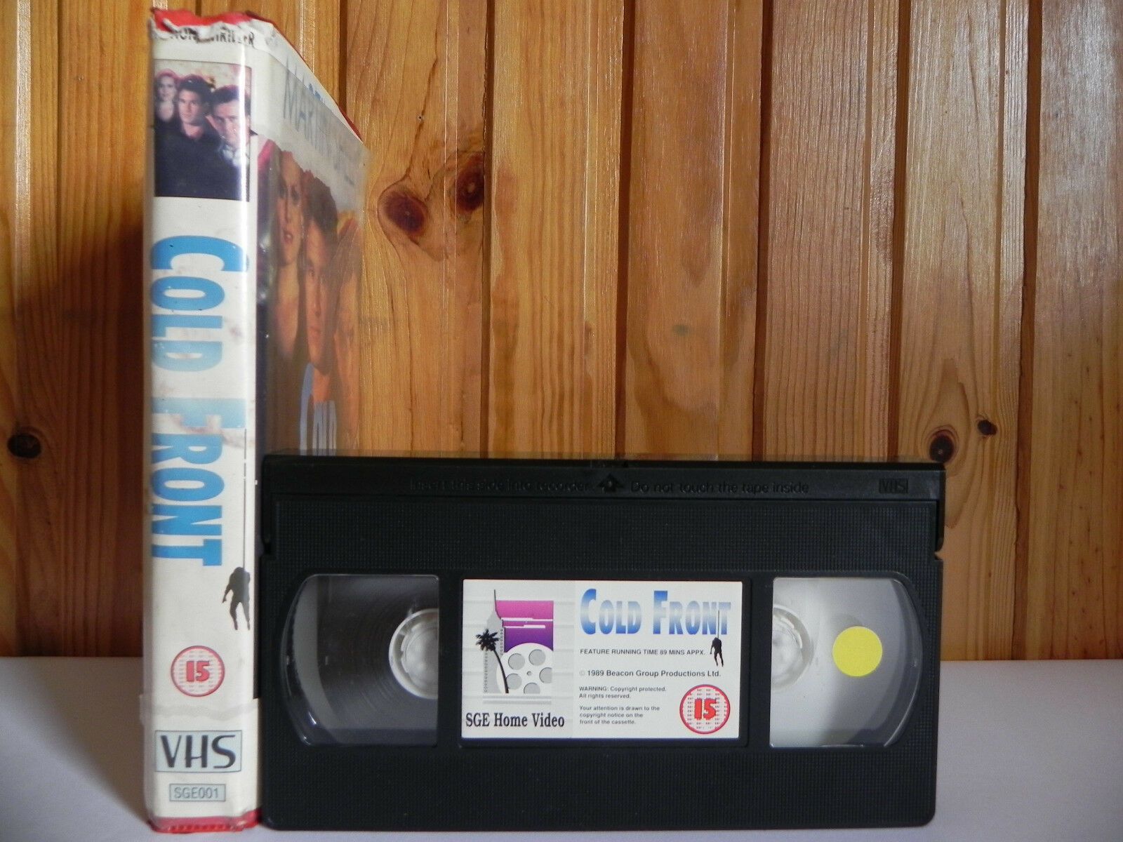 Cold Front - SGE Home Video - Drama - Action - Martin Sheen - Large Box - VHS-