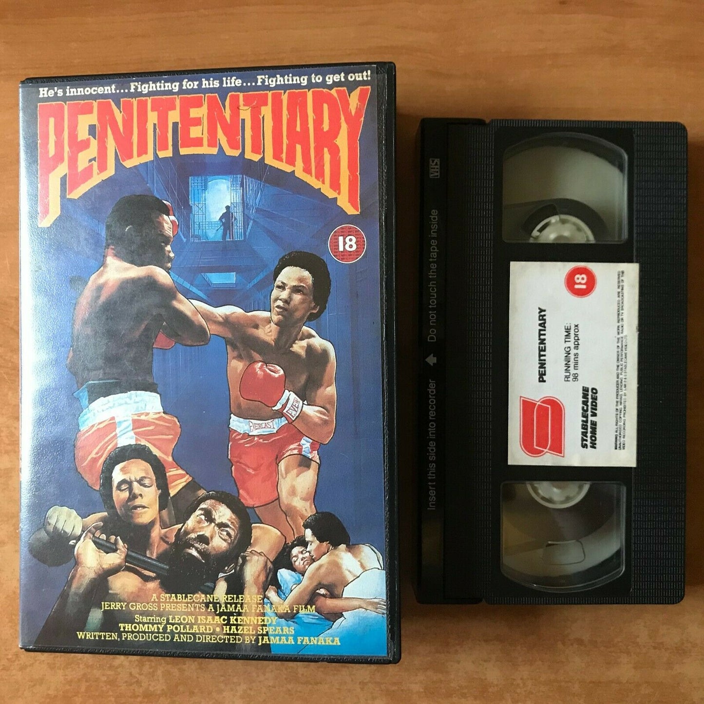 Penitentiary; [Stablecane] Large Box - Sport Drama - Leon Isaac Kennedy - VHS-