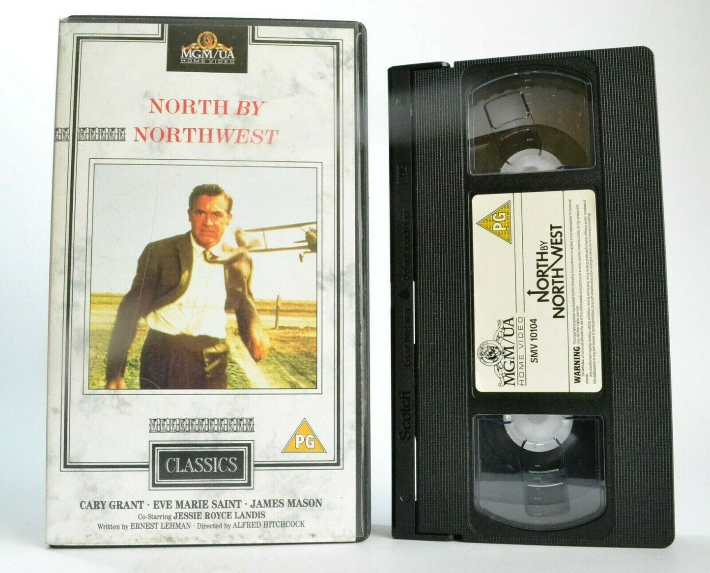 North By Northwest (1959); [Alfred Hitchcock] - Thriller - Cary Grant - Pal VHS-