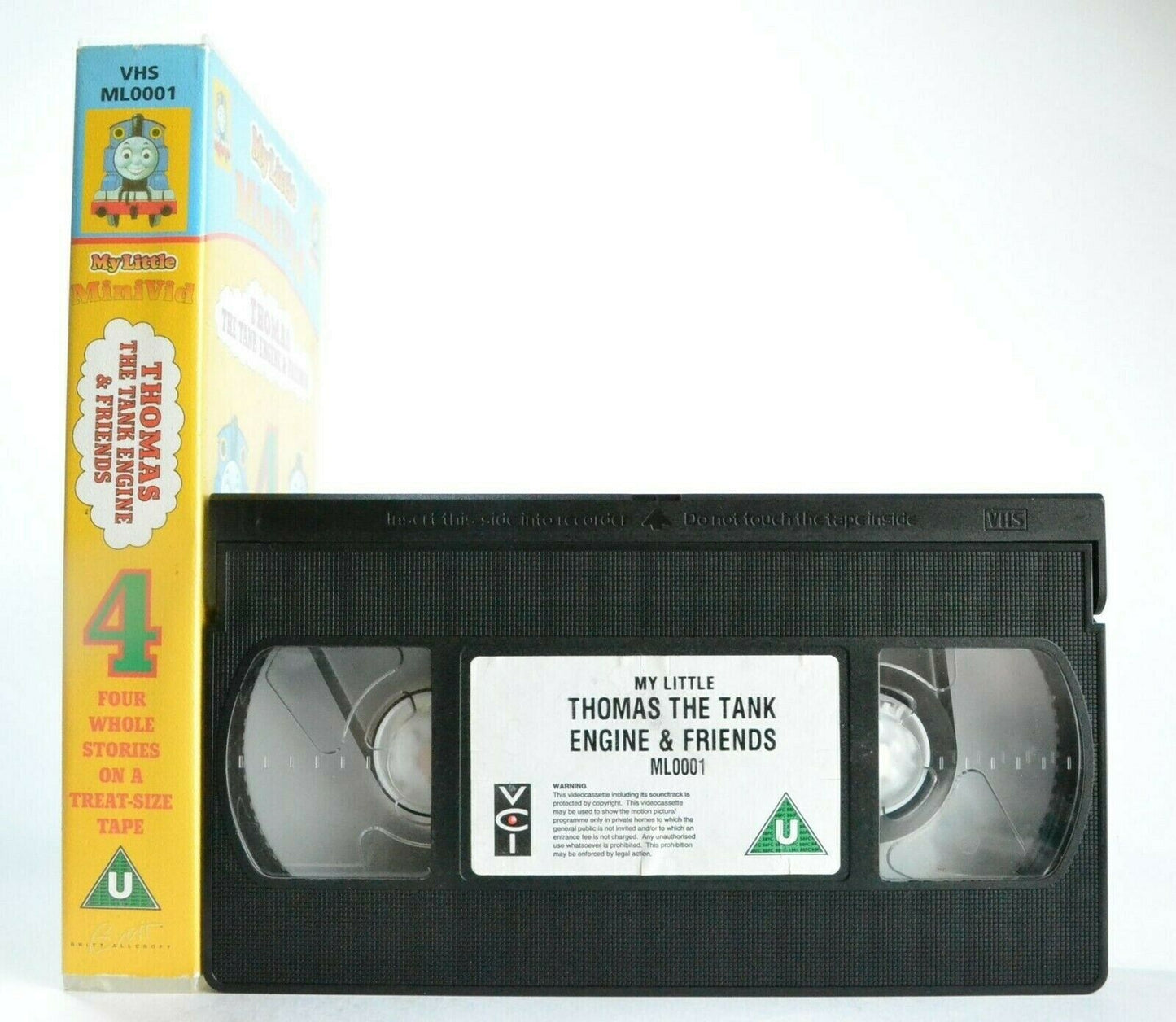 My Little Minivid: Thomas The Tank Engine - Four Stories - Children's - Pal VHS-