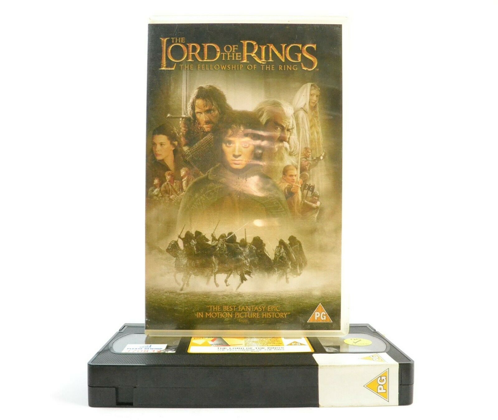 The Lord Of The Rings: The Fellowship Of The Ring - Large Box - Ex-Rental - VHS-