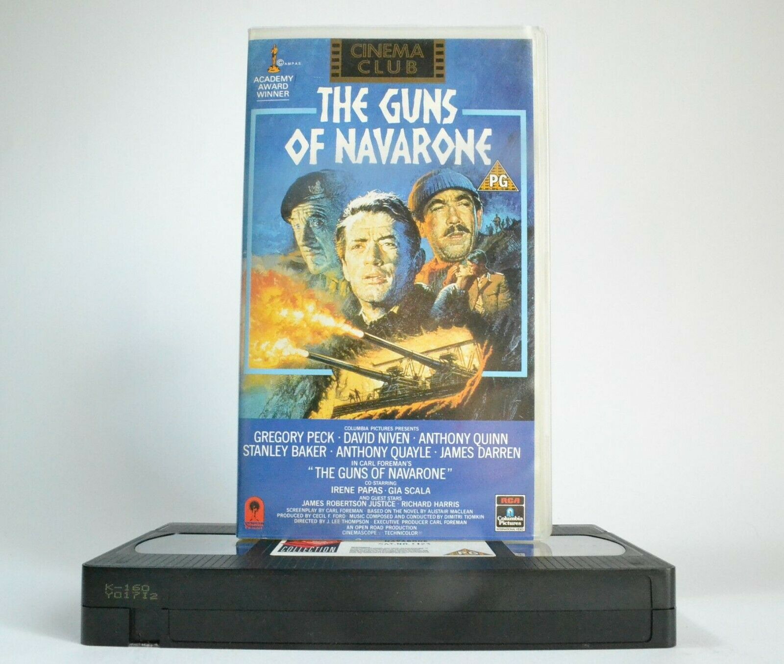 The Guns Of Navarone (1961): War Drama - Gregory Peck / Anthony Quinn - VHS-