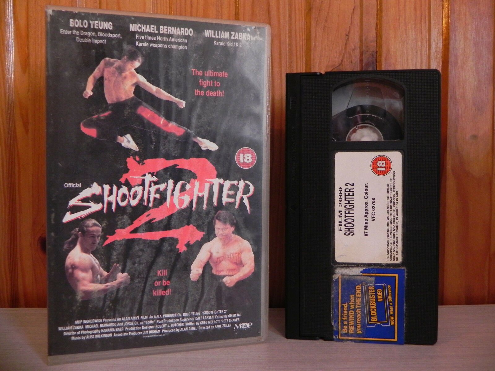 Shootfighter 2 - Illegal Underground - Fight Till Death - Kung-Fu - VHS-