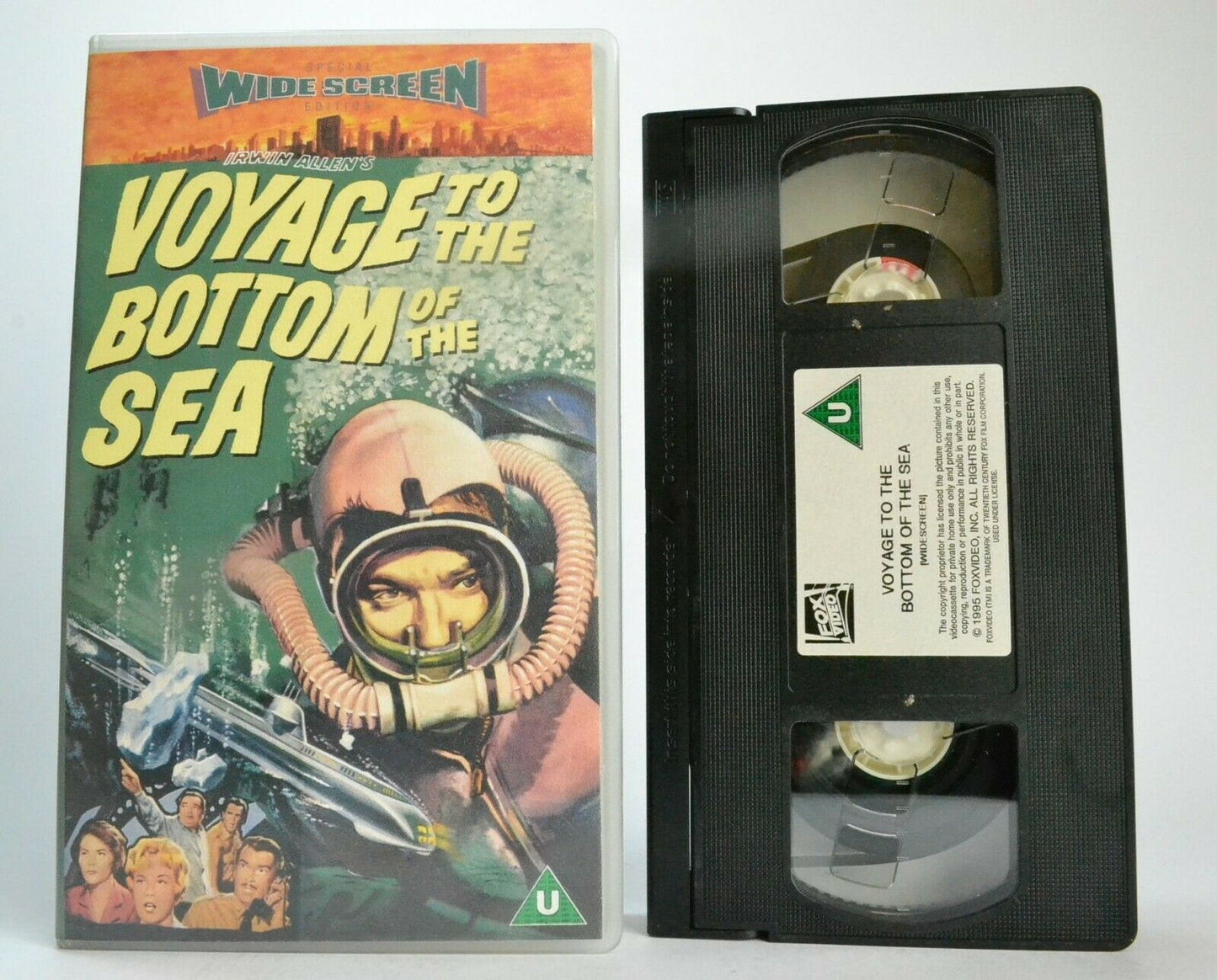 Voyage To The Bottom Of The Sea [Widescreen] Sci-Fi Action - Barbara Eden - VHS-