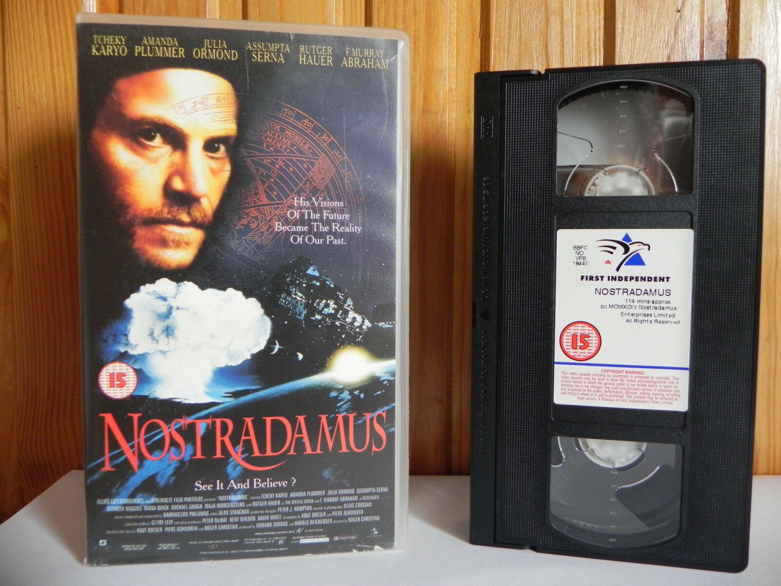 Nostradamus - First Independent - Drama - Julia Ormond - Rutger Hauer - Pal VHS-