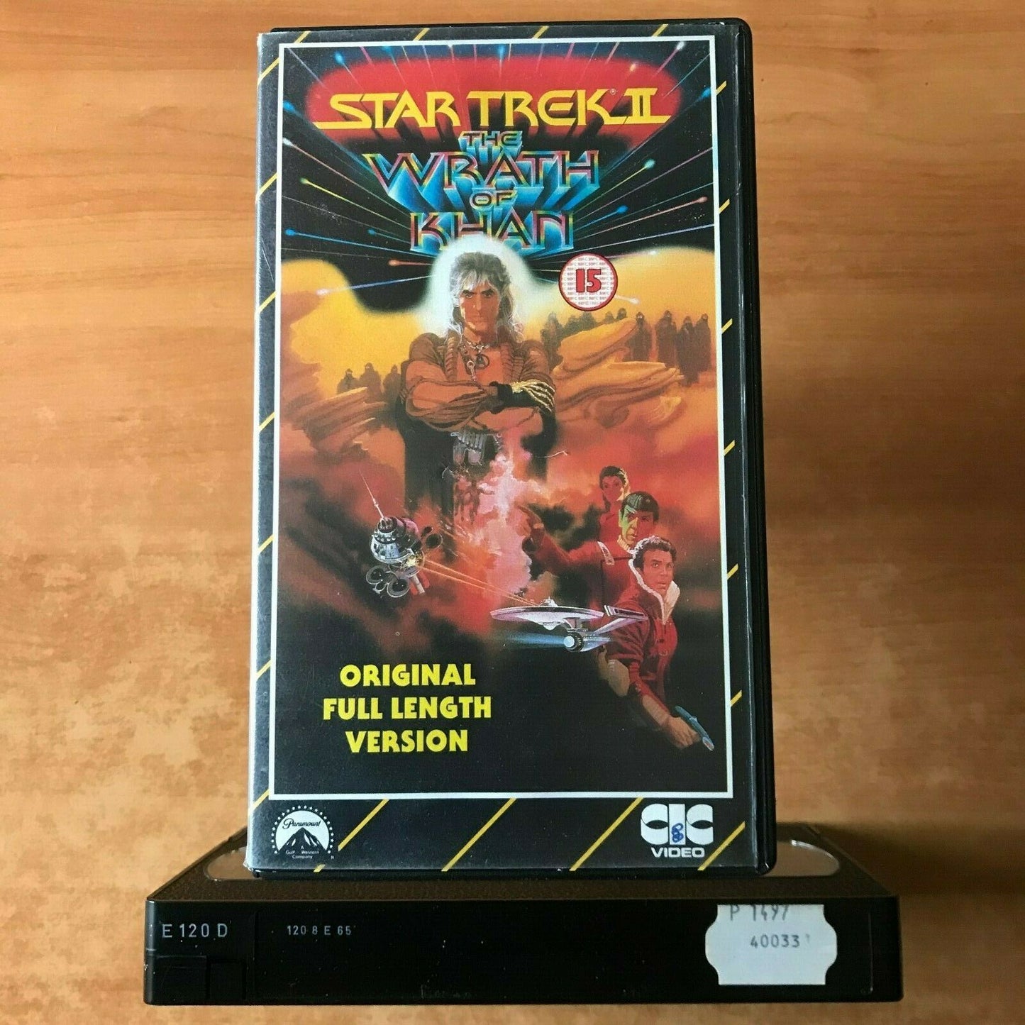 Star Trek 2 (1982) [Wrath Of Khan] Space Opera [Sci-Fi] Leonard Nimoy - Pal VHS-